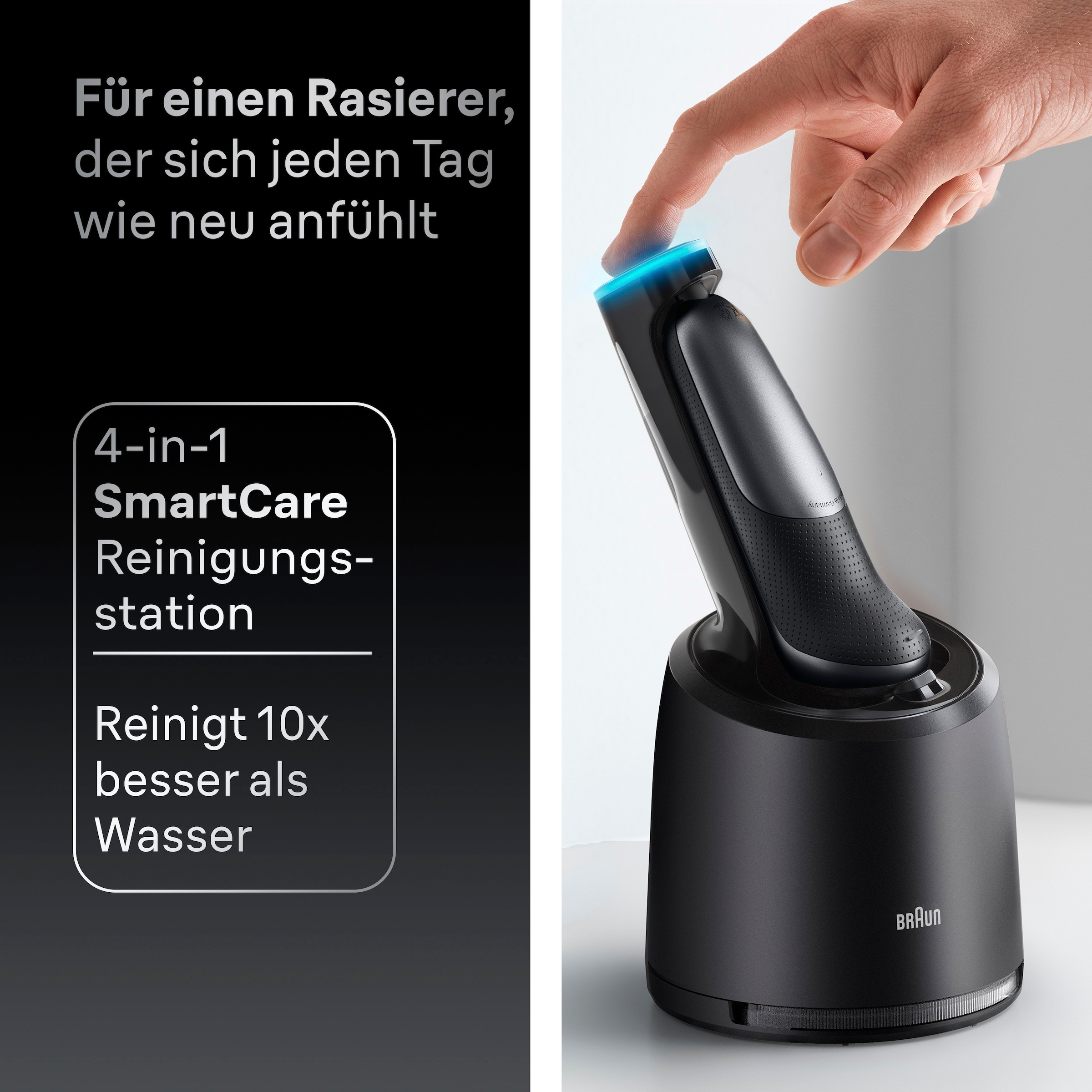 Braun Elektrorasierer »Series 7 72-G7865cc« Smart Care Center 3 Stk. Aufsätze 4in1 SmartCare Center, +3 Aufsätze, 100% wasserdicht, Made in Germany