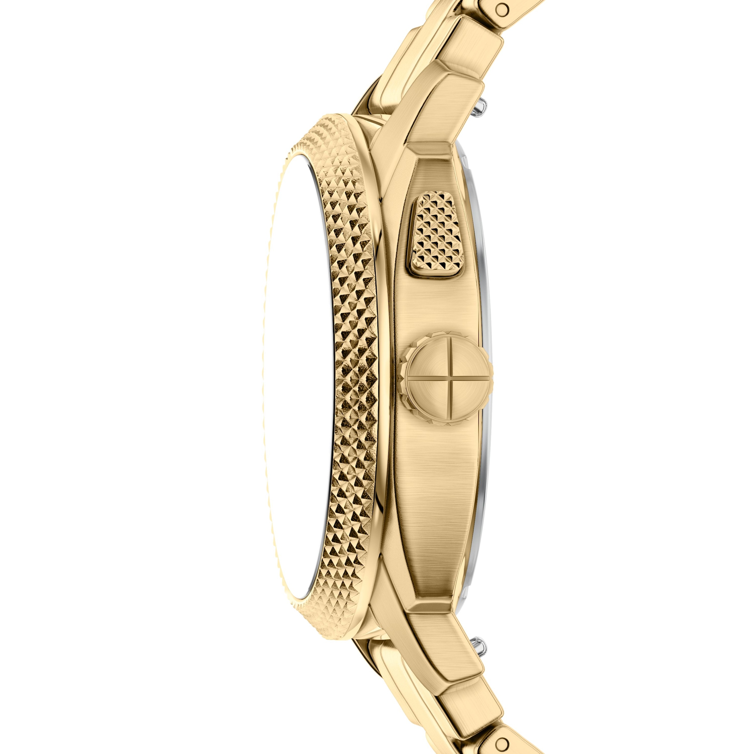 Fossil »Machine - Big Tic« Armbanduhr, Herrenuhr, Edelstahlarmband, analog, digital