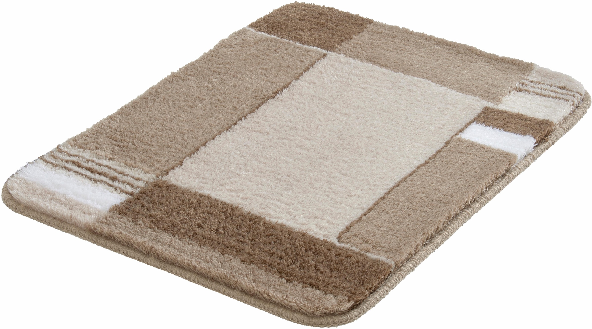 Kleine Wolke Badematte »Padova«, rutschhemmend beschichtet, fußbodenheizungsgeeignet, Badteppich, modernes Design, waschbar
