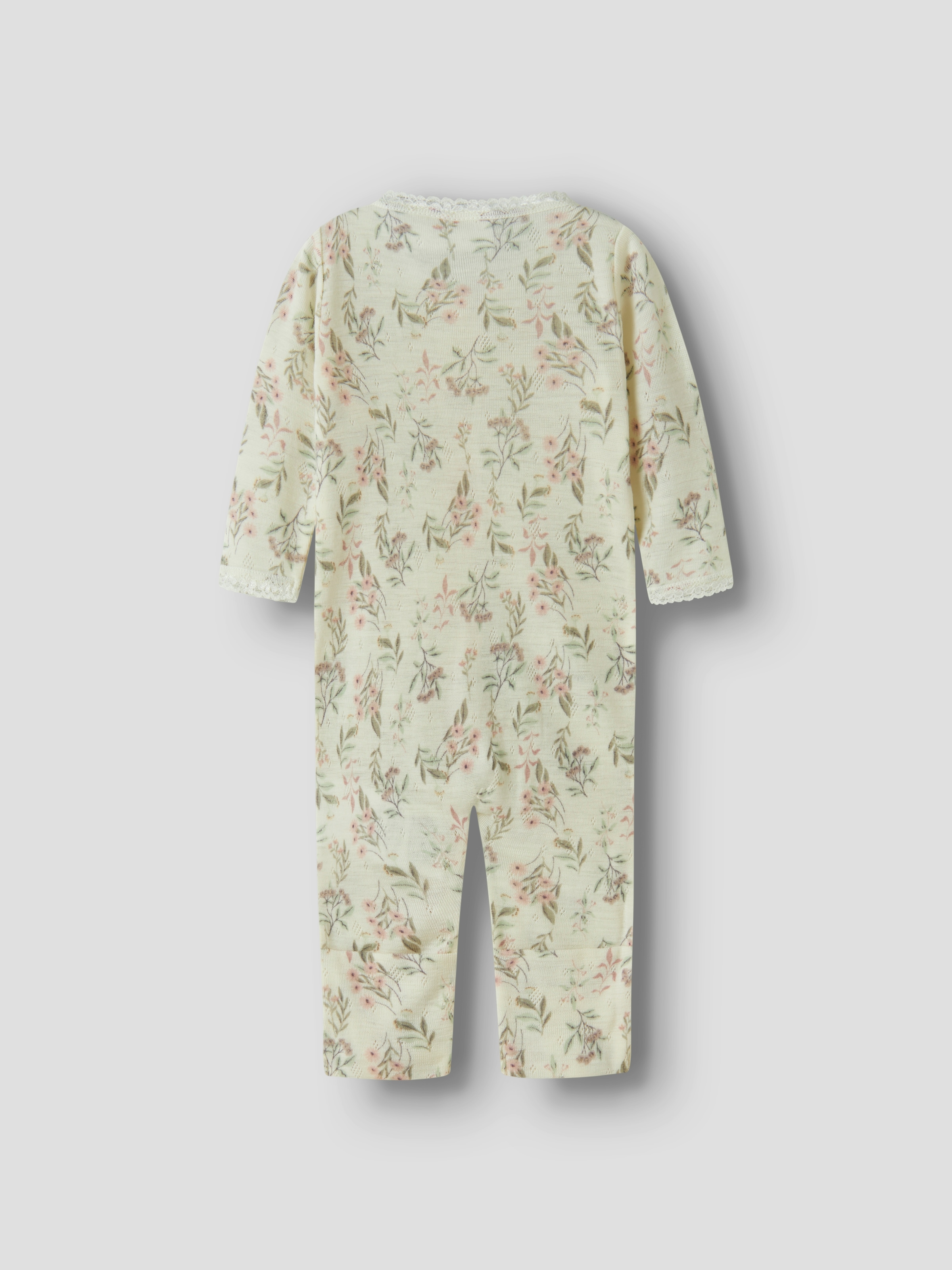 Name It Schlafanzug »NBFWANG WOOL NEEDLE NIGHTSUIT NOOS« aus reiner Merinowolle
