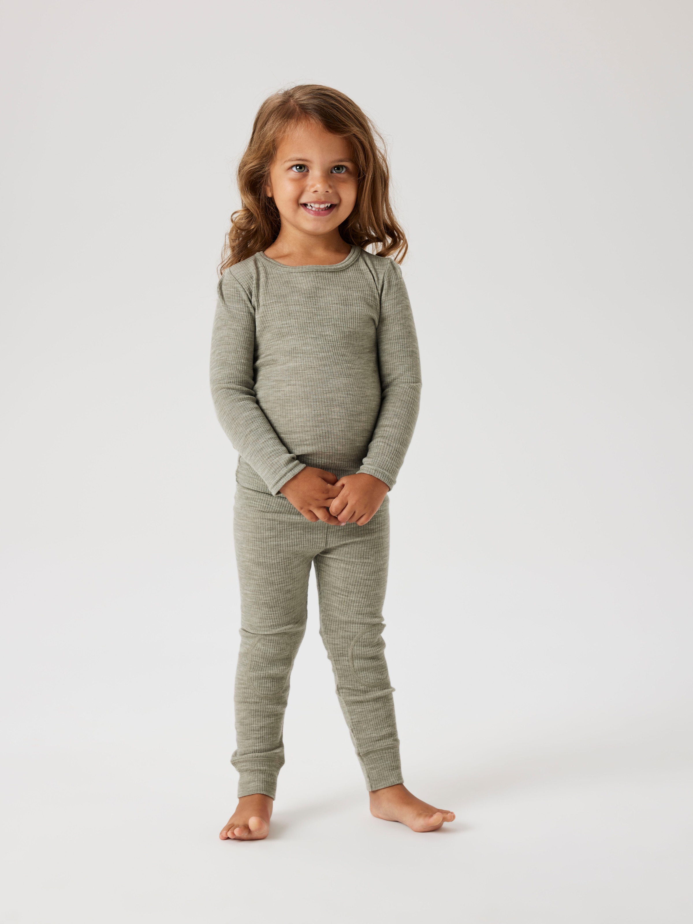 Name It Leggings »NMNWAX WOOL RIB LEGGING NOOS«, aus reiner Merinowolle
