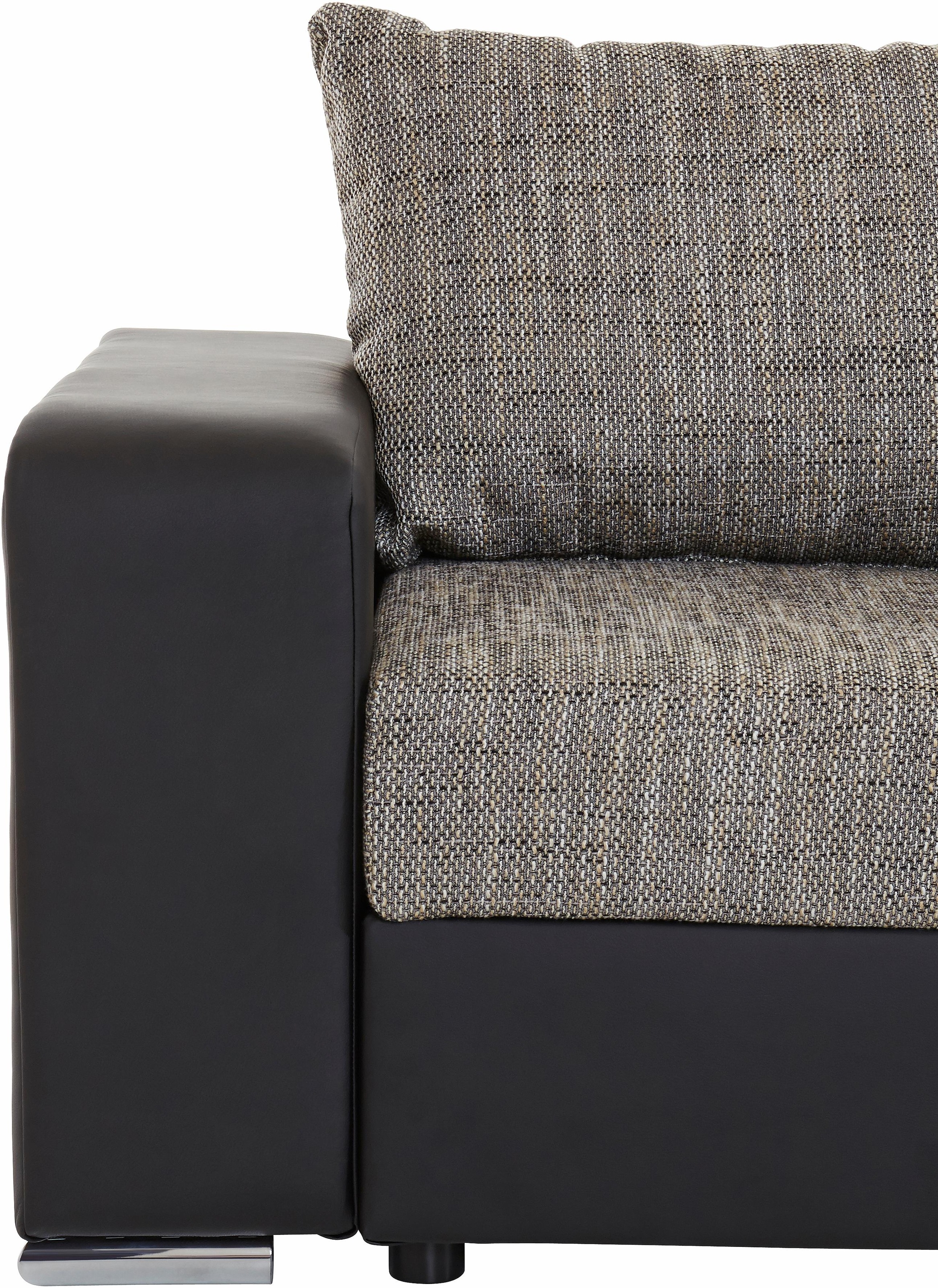 COLLECTION AB Ecksofa »John L-Form«, mit Bettfunktion, wahlweise mit Federkern