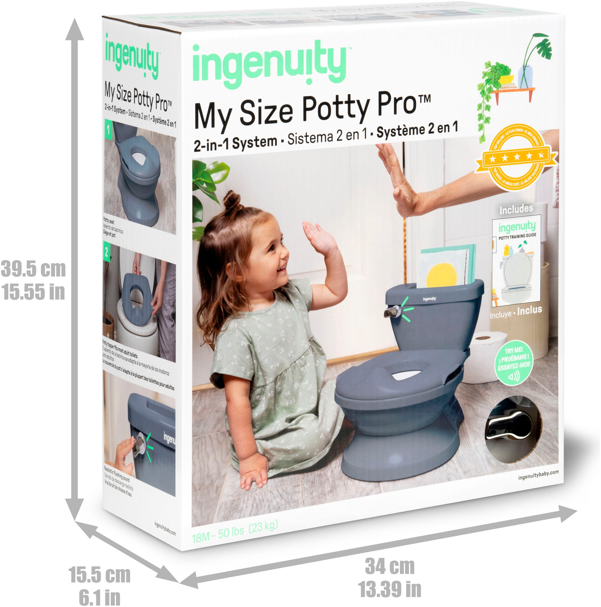 ingenuity Toilettentrainer »My Size Potty Pro™«