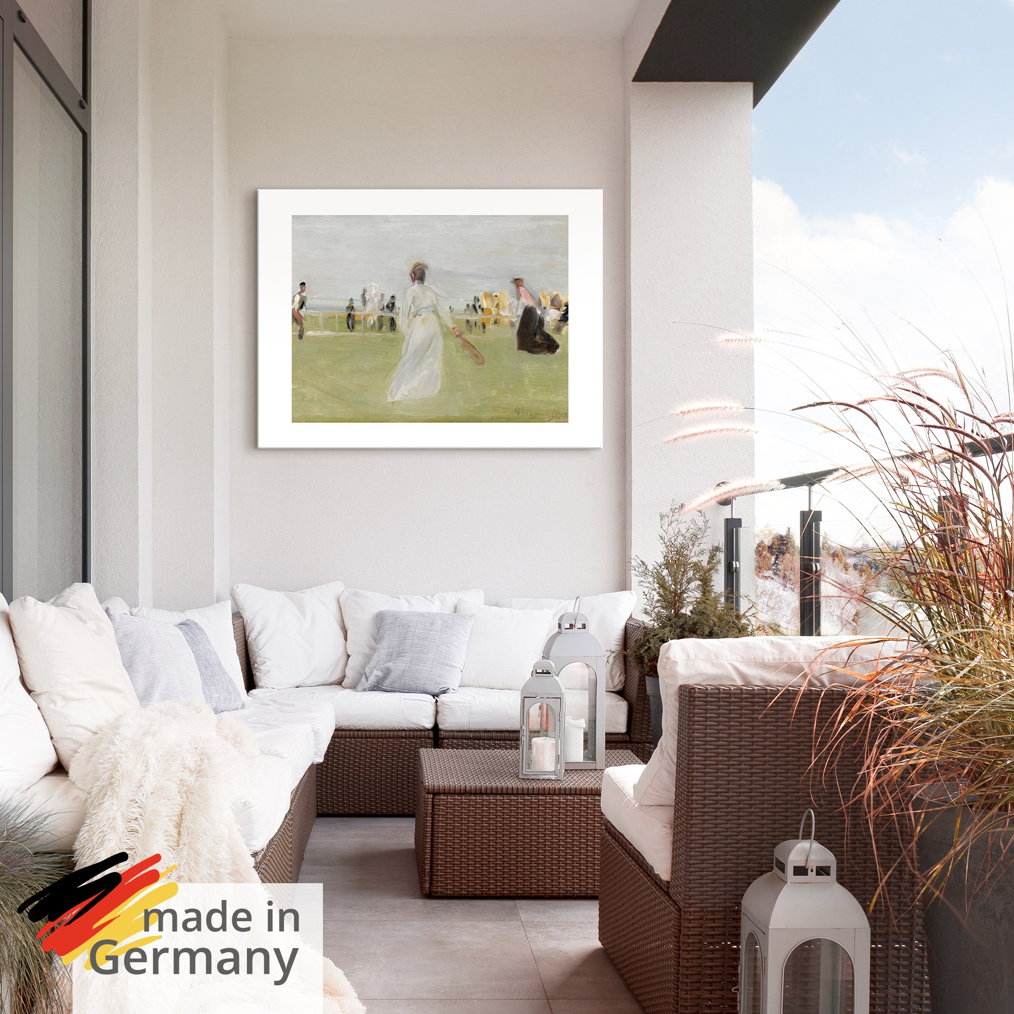 Artland Wandbild »Tennisspieler am Meer« Sport 1 Stk. tlg. als Alubild, Leinwandbild, Poster, Wandaufkleber in verschied. Größen