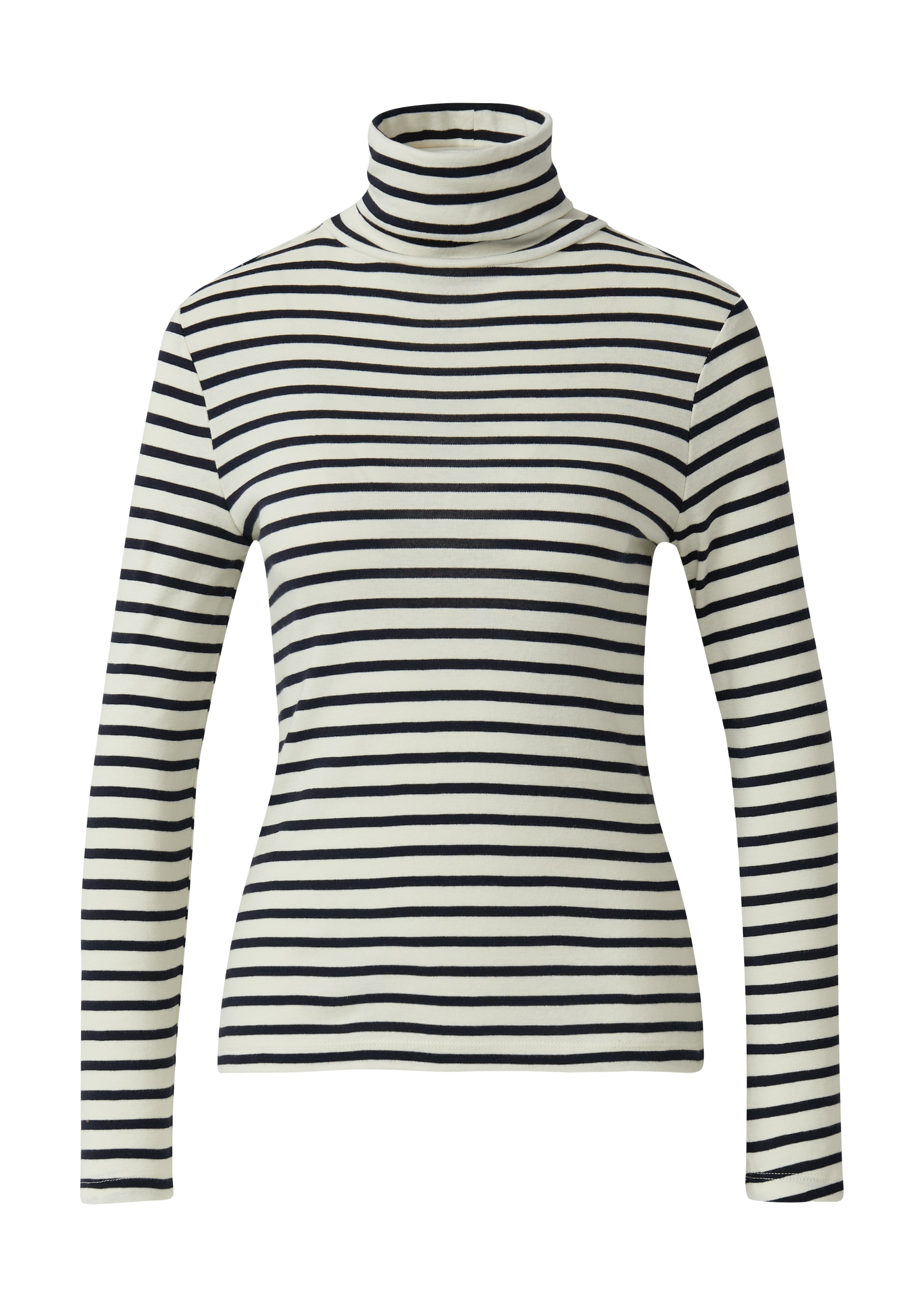 s.Oliver Rollkragenshirt, mit Streifen Muster