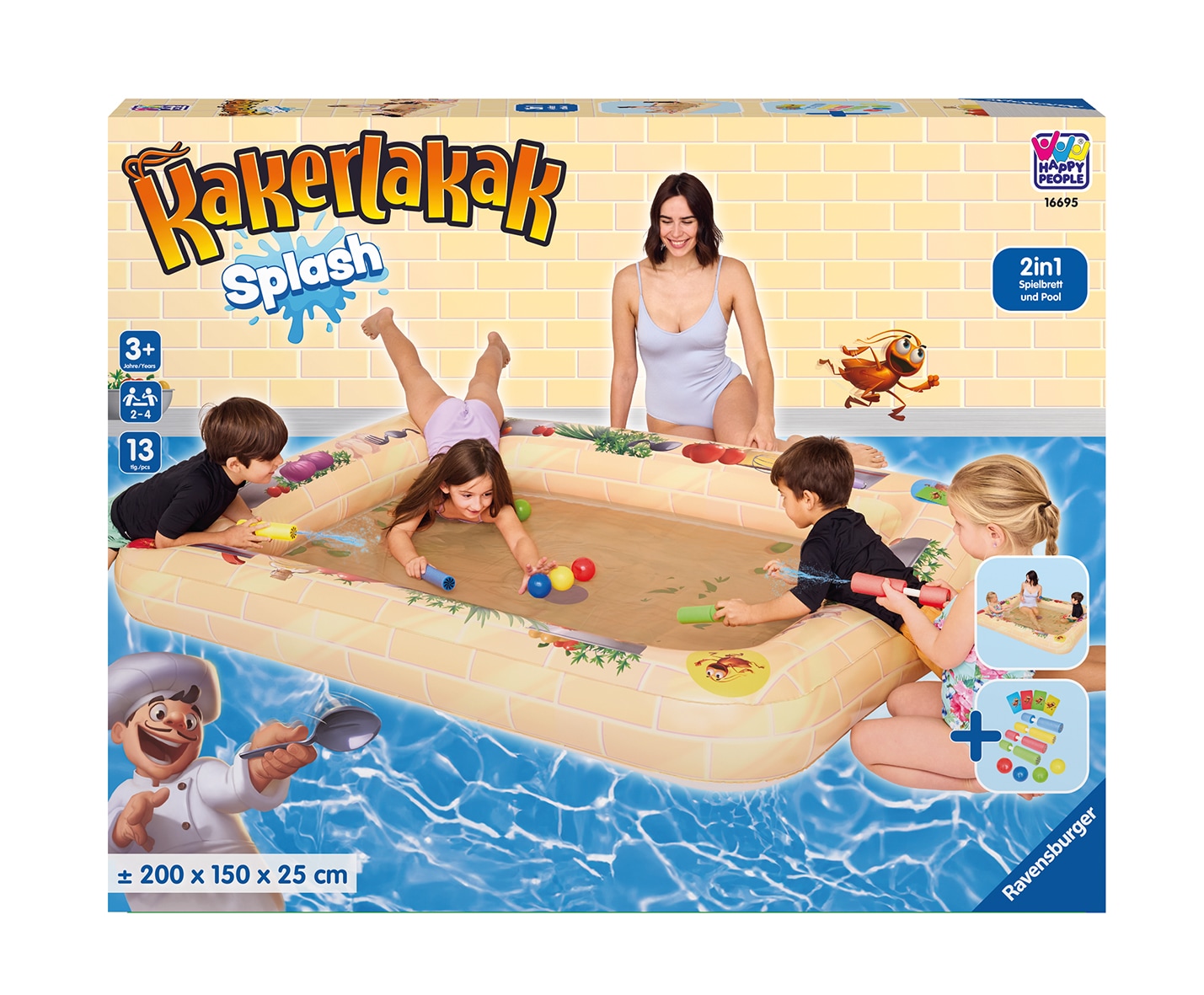 Happy People Spiel »Ravensburger Wasserspiel Kakerlakak«
