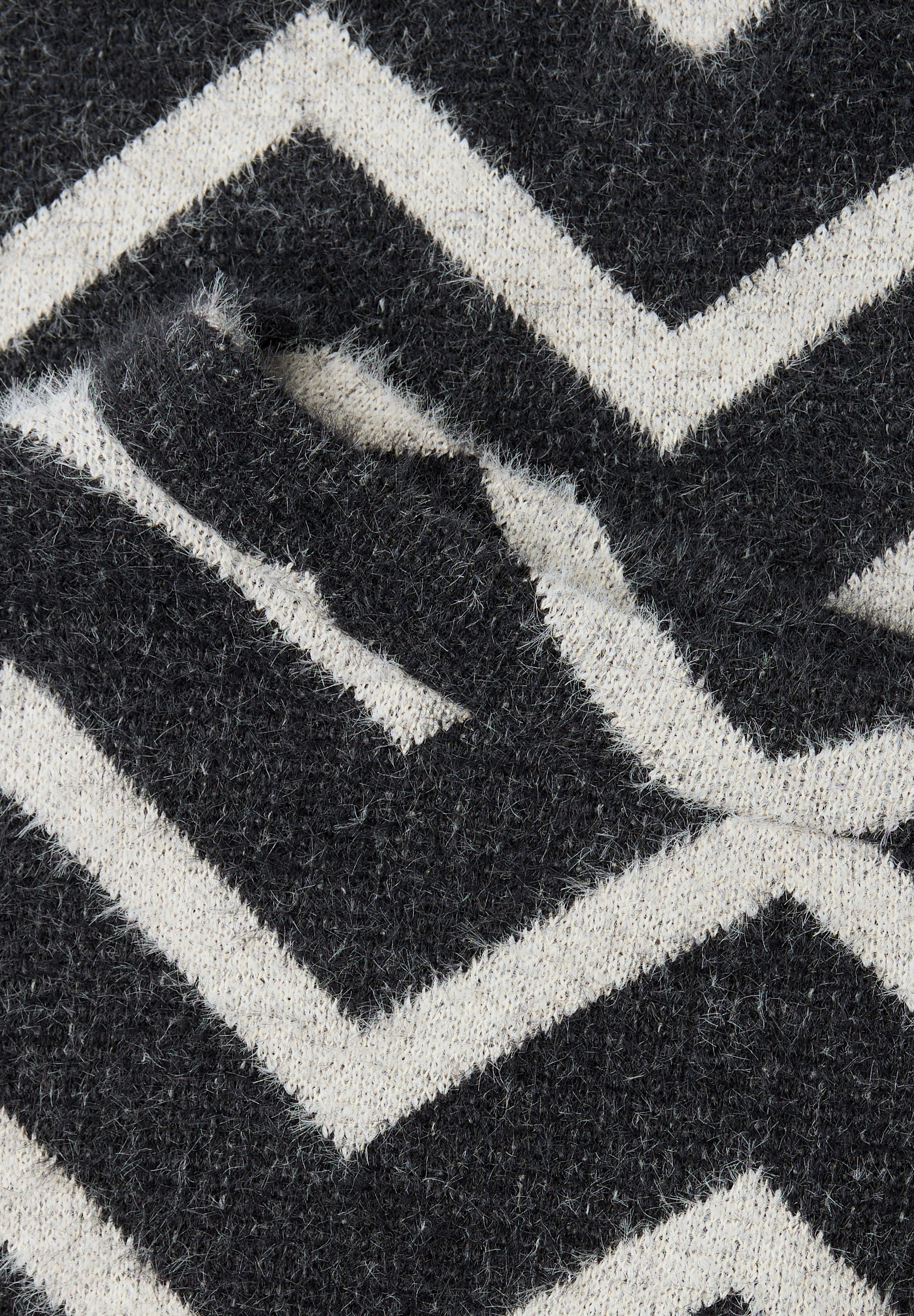 STREET ONE Rundhalspullover mit Muster