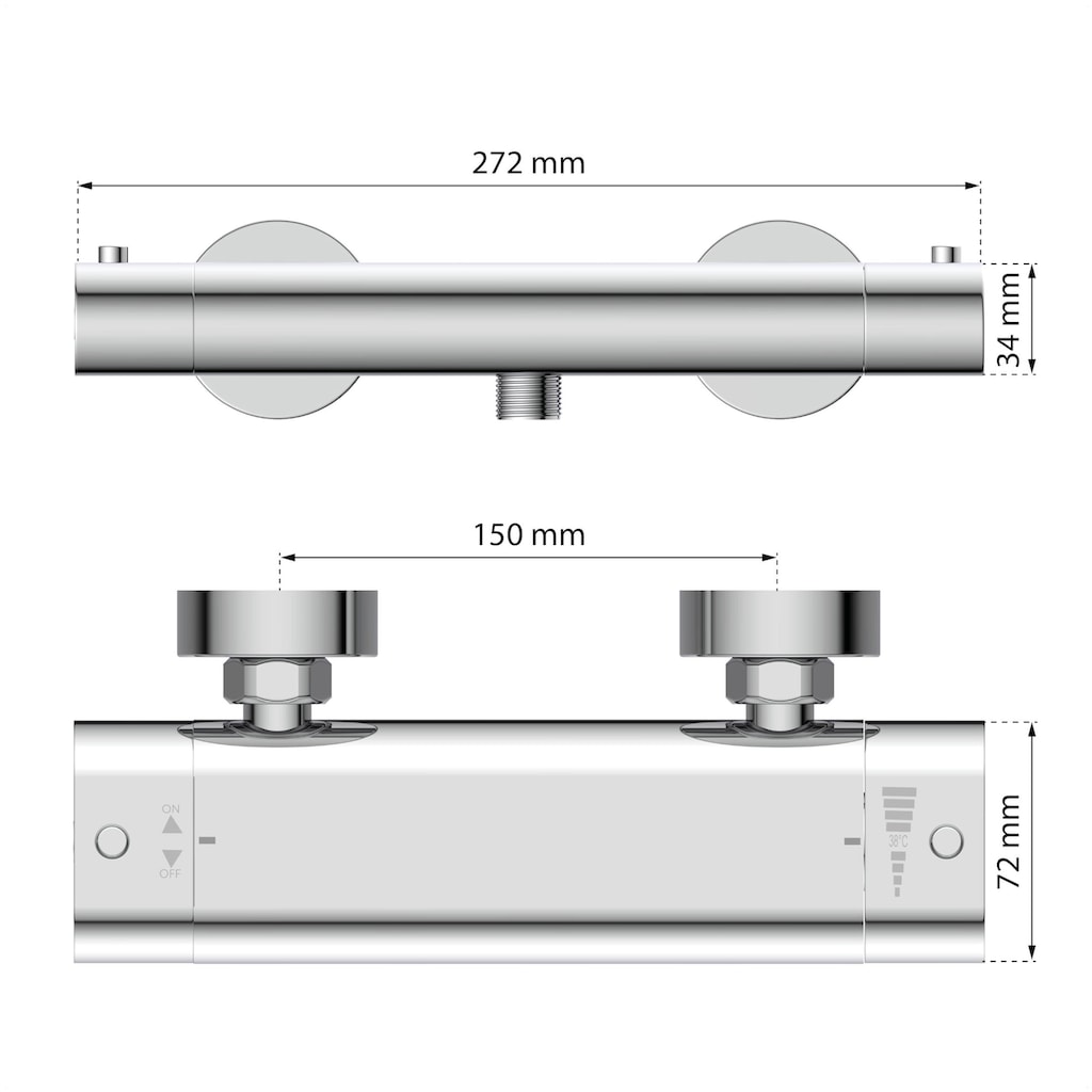 Eisl Brausethermostat »Carneo«