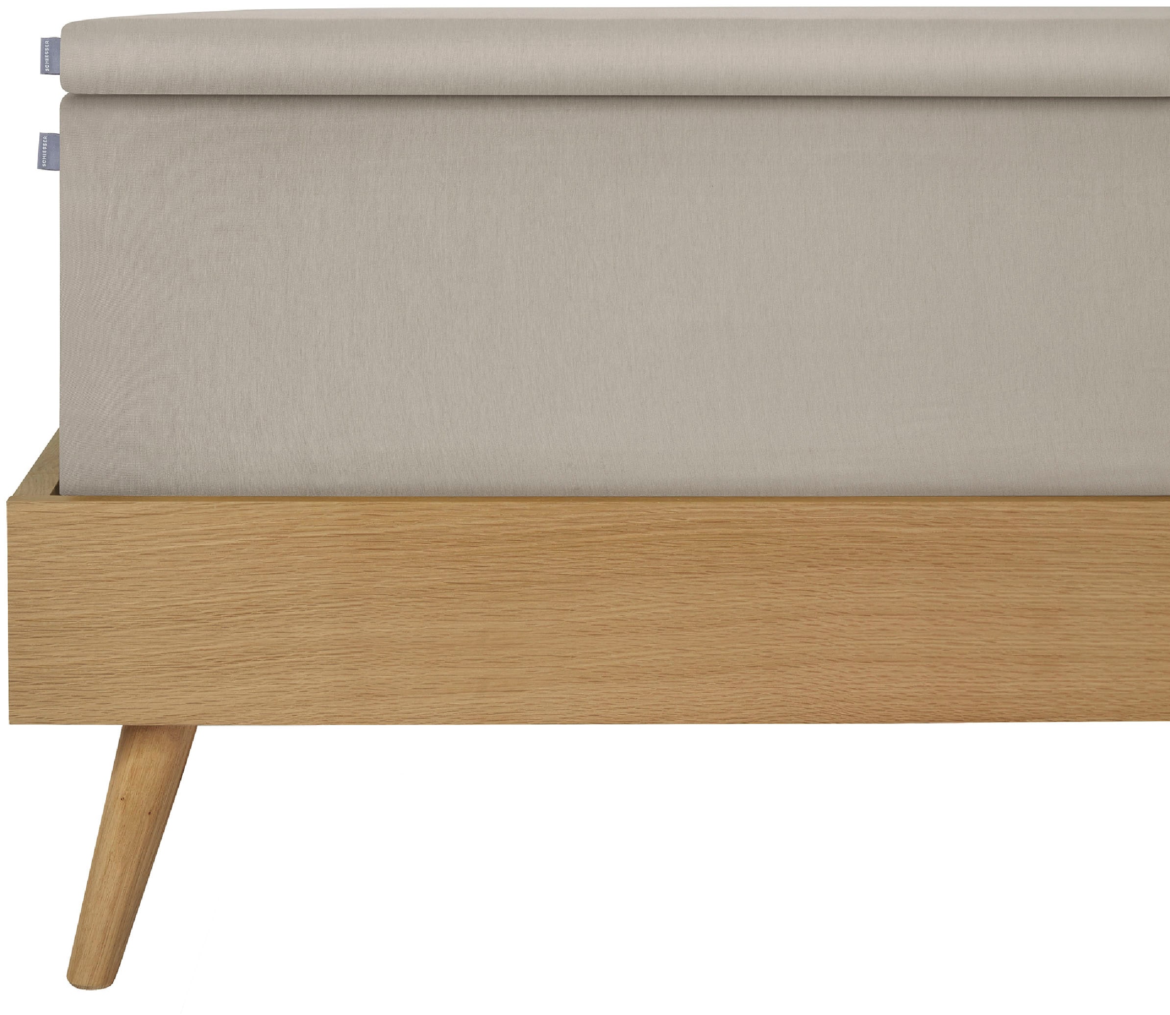 Schiesser Spannbettlaken »Flexi für Topper aus 95% Baumwolle und 5% Elasthan in Premium-Qualität«, für Matratzen bis zu 10 cm Höhe, MADE IN GREEN by OEKO-TEX®