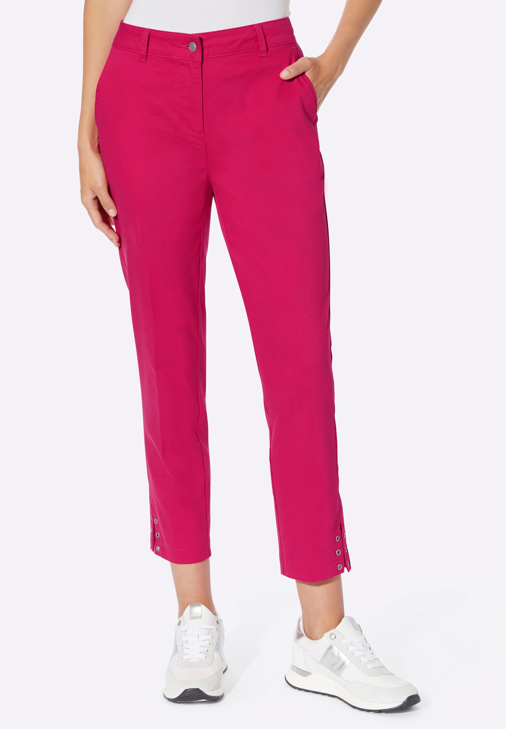 heine Röhrenhose »Hose 7/8-Hose mit Gürtelschlaufen«