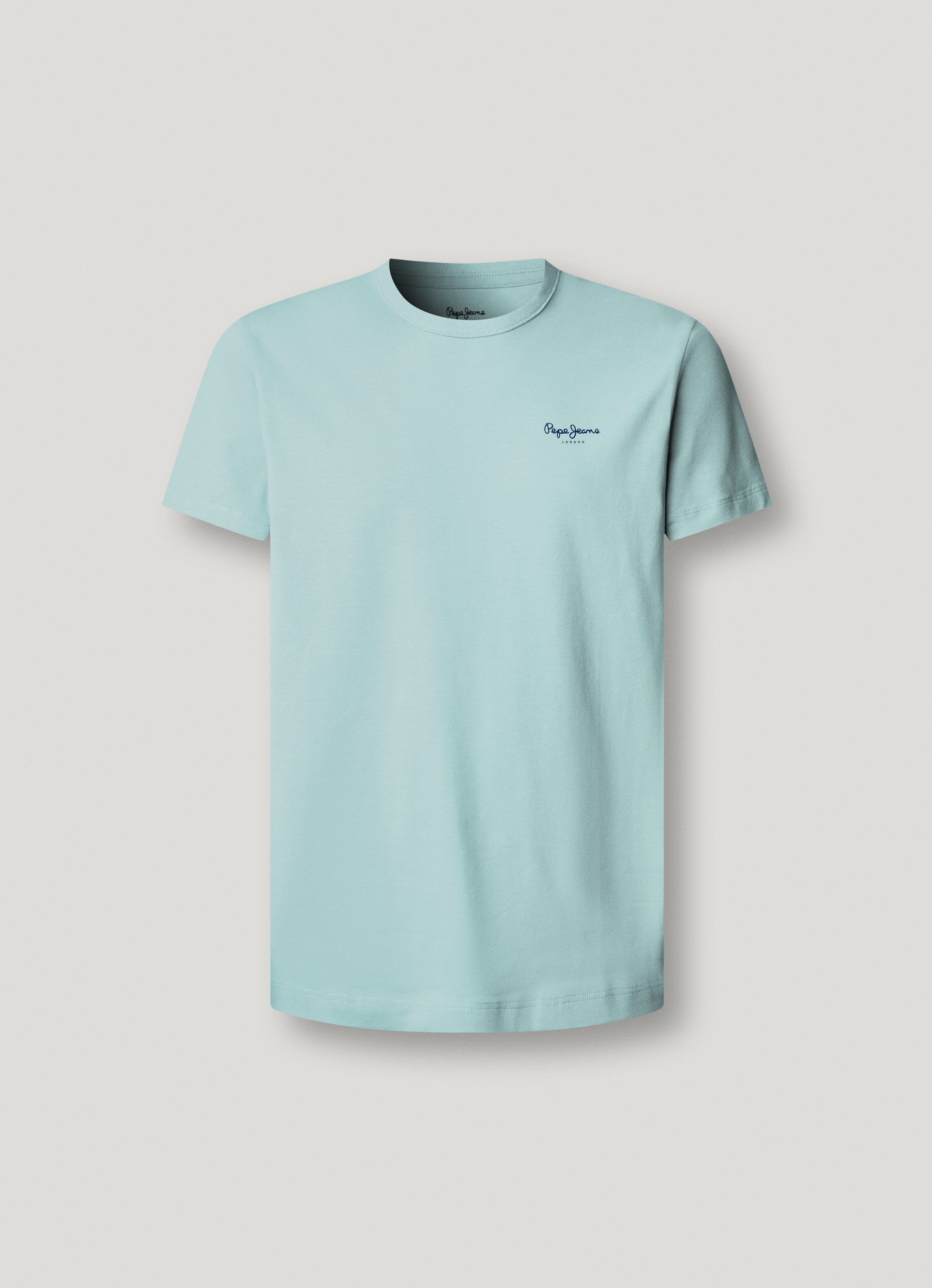 Pepe Jeans T-Shirt »ORIGINAL BASIC 3N« Rundhals mit kleinem Logodruck