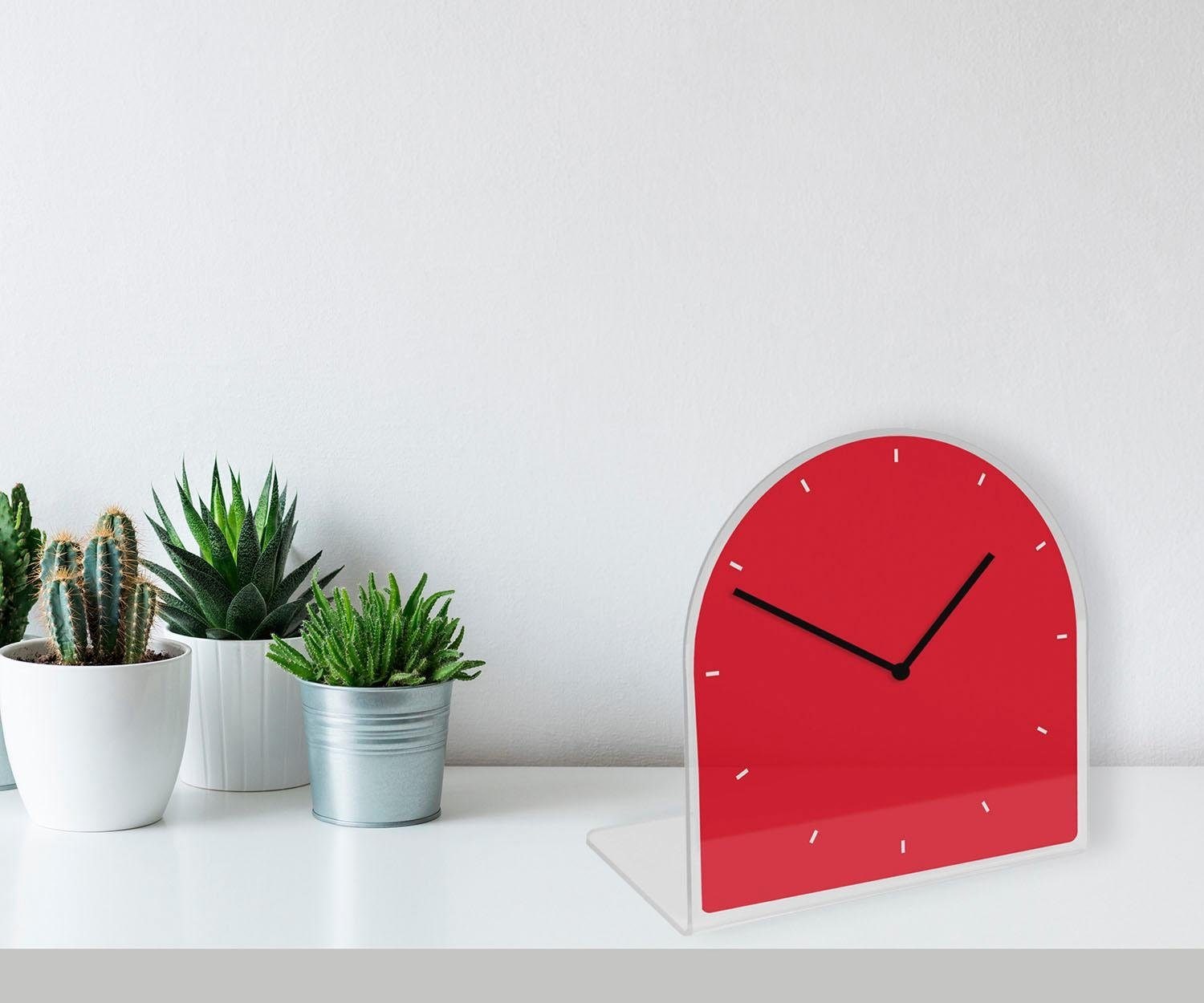 queence Tischuhr "Helene" Tisch, Uhr, modern, geräuschlos