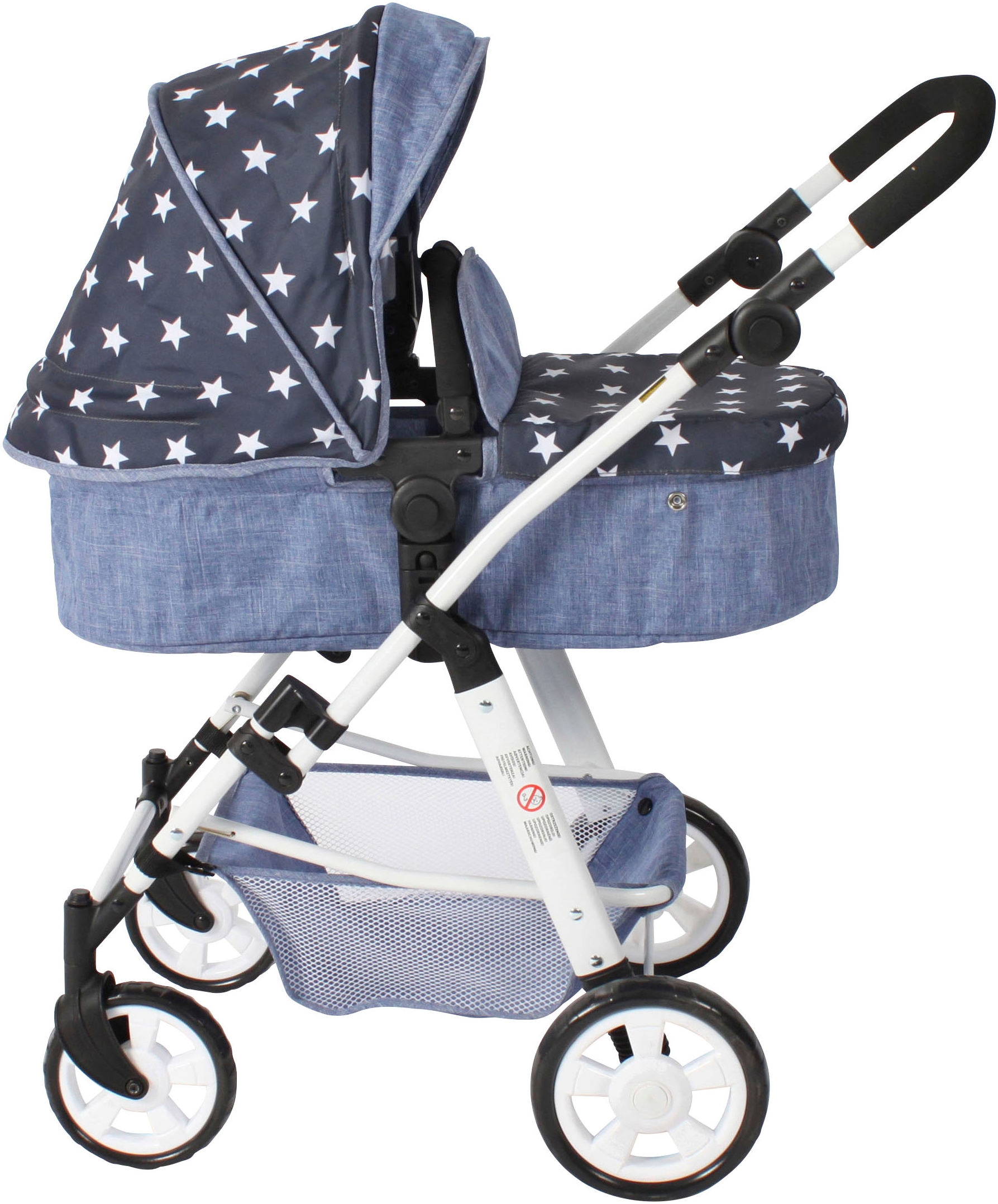 CHIC2000 Kombi-Puppenwagen »Nele, Sternchen« zusammenklappbar