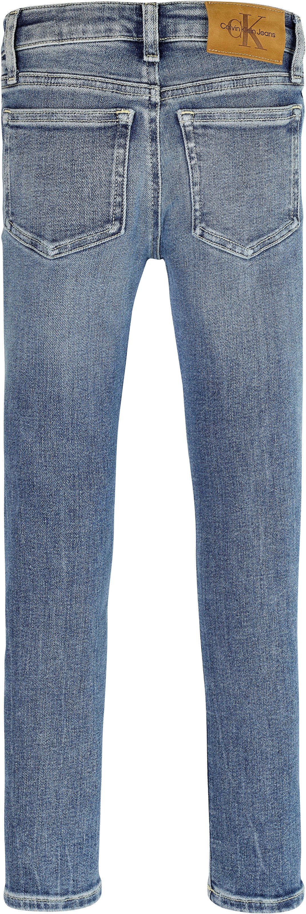 Calvin Klein Jeans Skinny-fit-Jeans »Mr Skinny Mid Blue Pws Denim«, für Kinder bis 16 Jahre und im 5-Pocket-Style