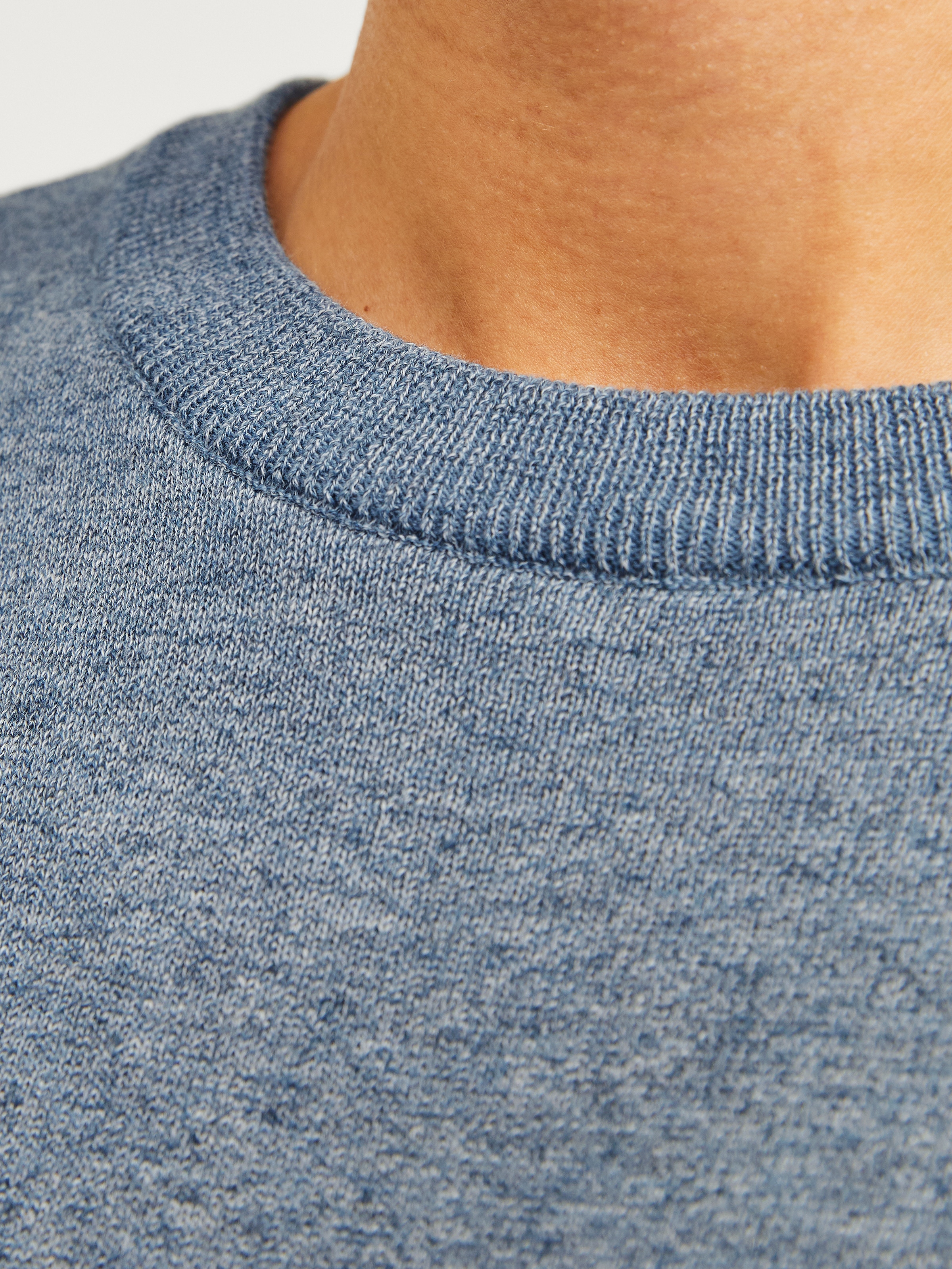 Jack & Jones Rundhalspullover »JJBRAD KNIT CREW NECK AW24«