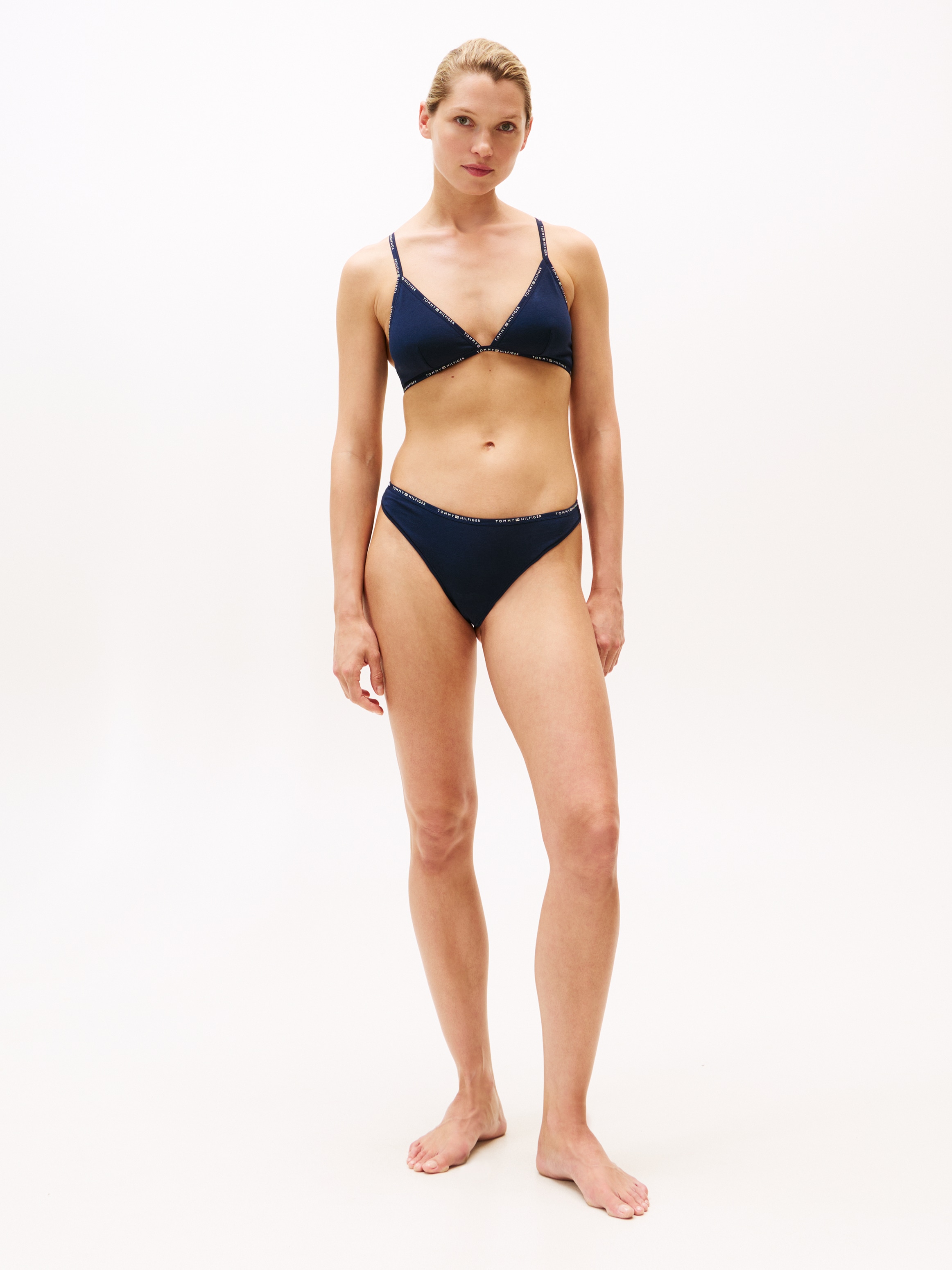 Tommy Hilfiger Underwear Triangel-BH ungepolstert, ohne Bügel, mit Logomuster