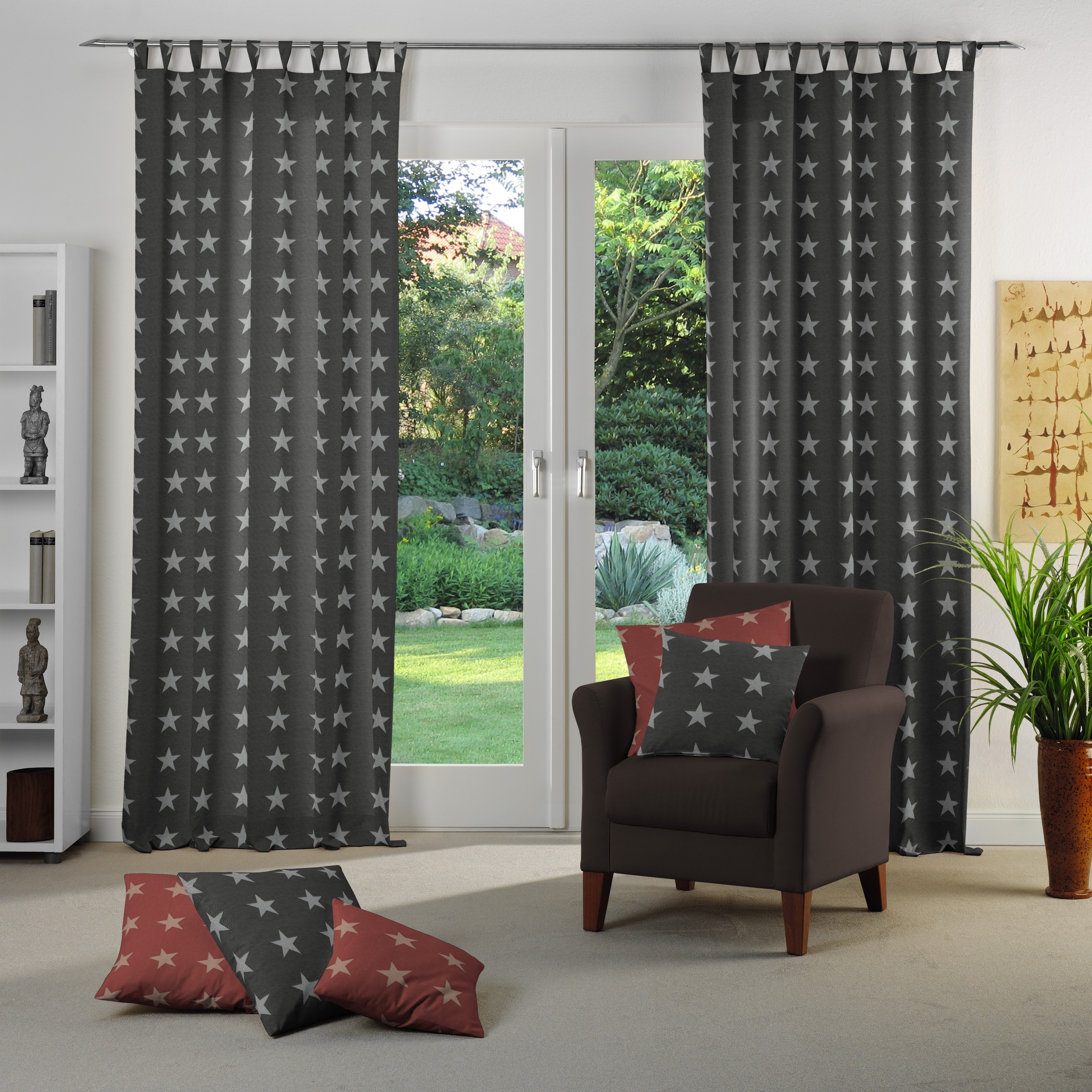 Wirth Vorhang »FELINO« Schlaufen 1 Stk. tlg.