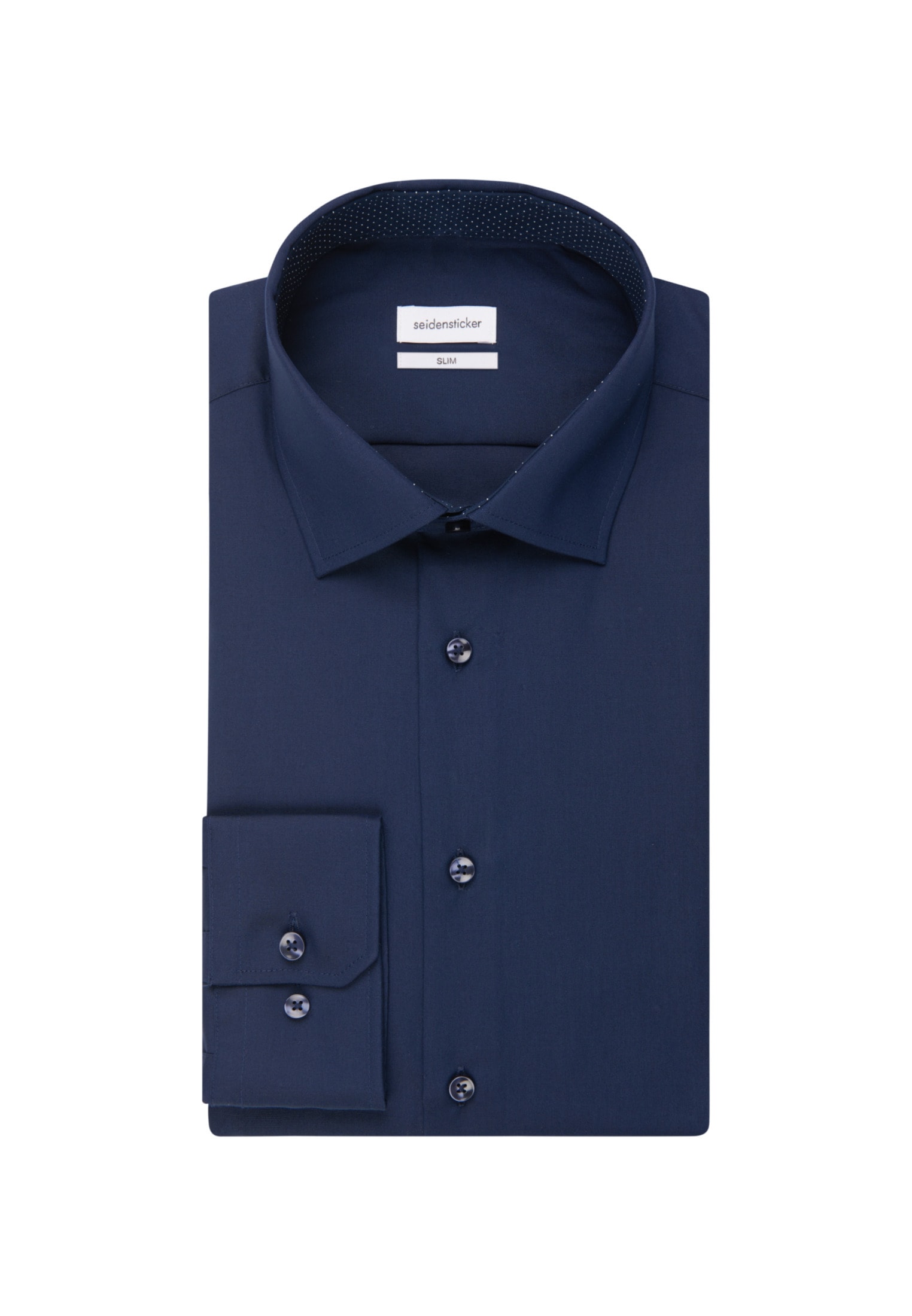 seidensticker Businesshemd »Schwarze Rose« Slim 1/1 Kentkragen Uni