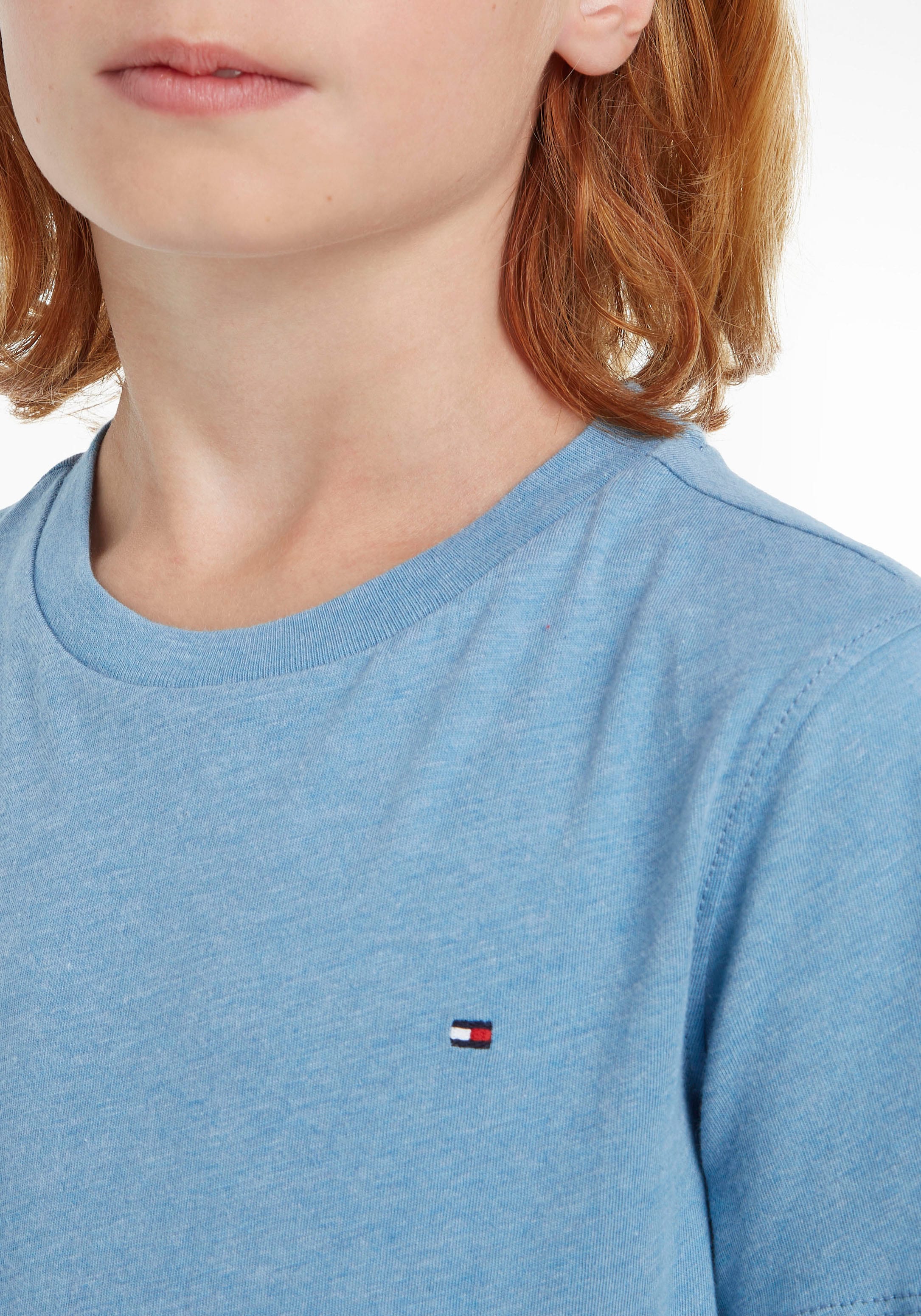 Tommy Hilfiger T-Shirt »BOYS BASIC CN KNIT«, Kinder Kids Junior MiniMe