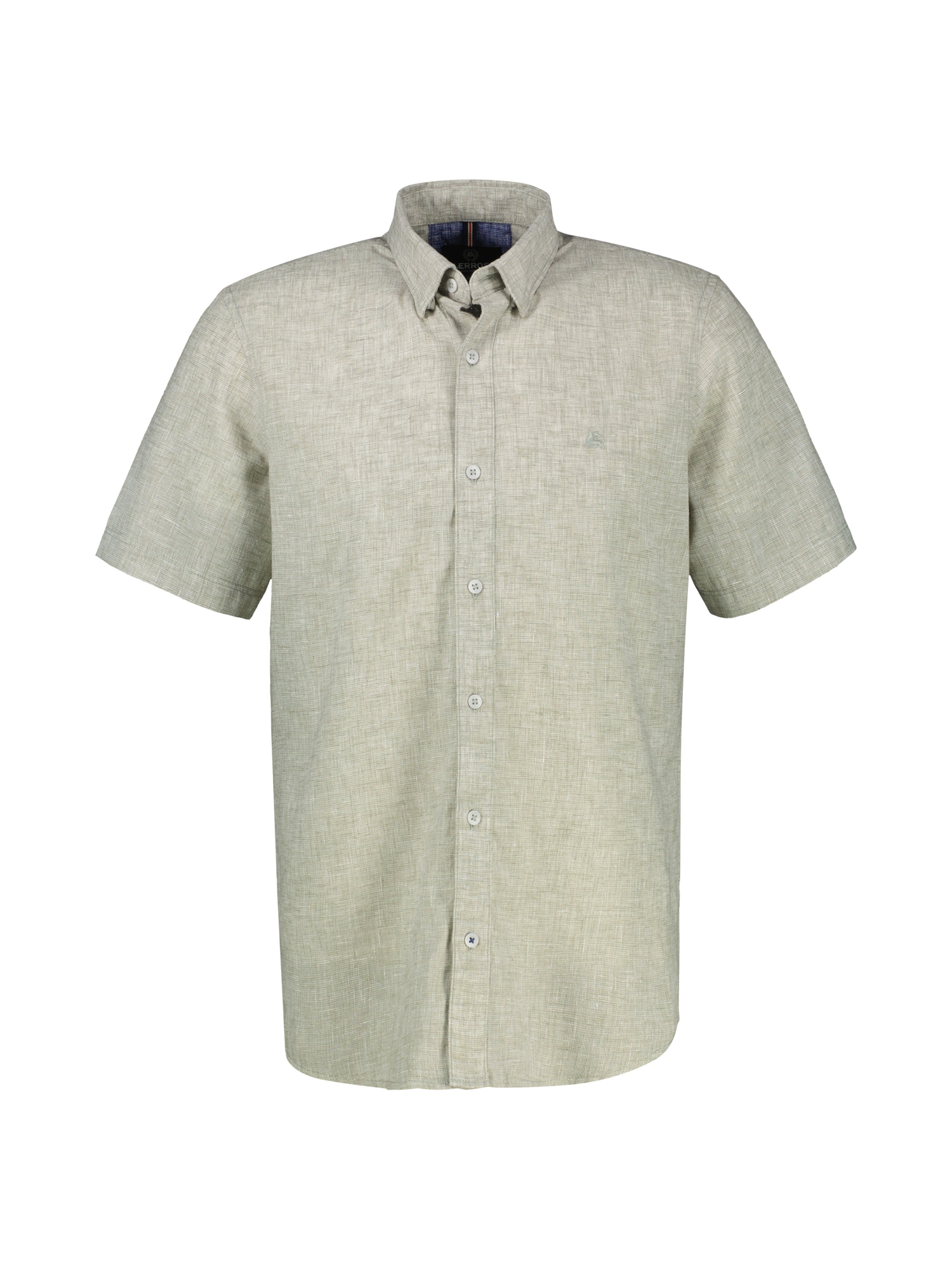 LERROS Kurzarmhemd »LERROS Kurzarmhemd mit verdecktem Button-down-Kragen«