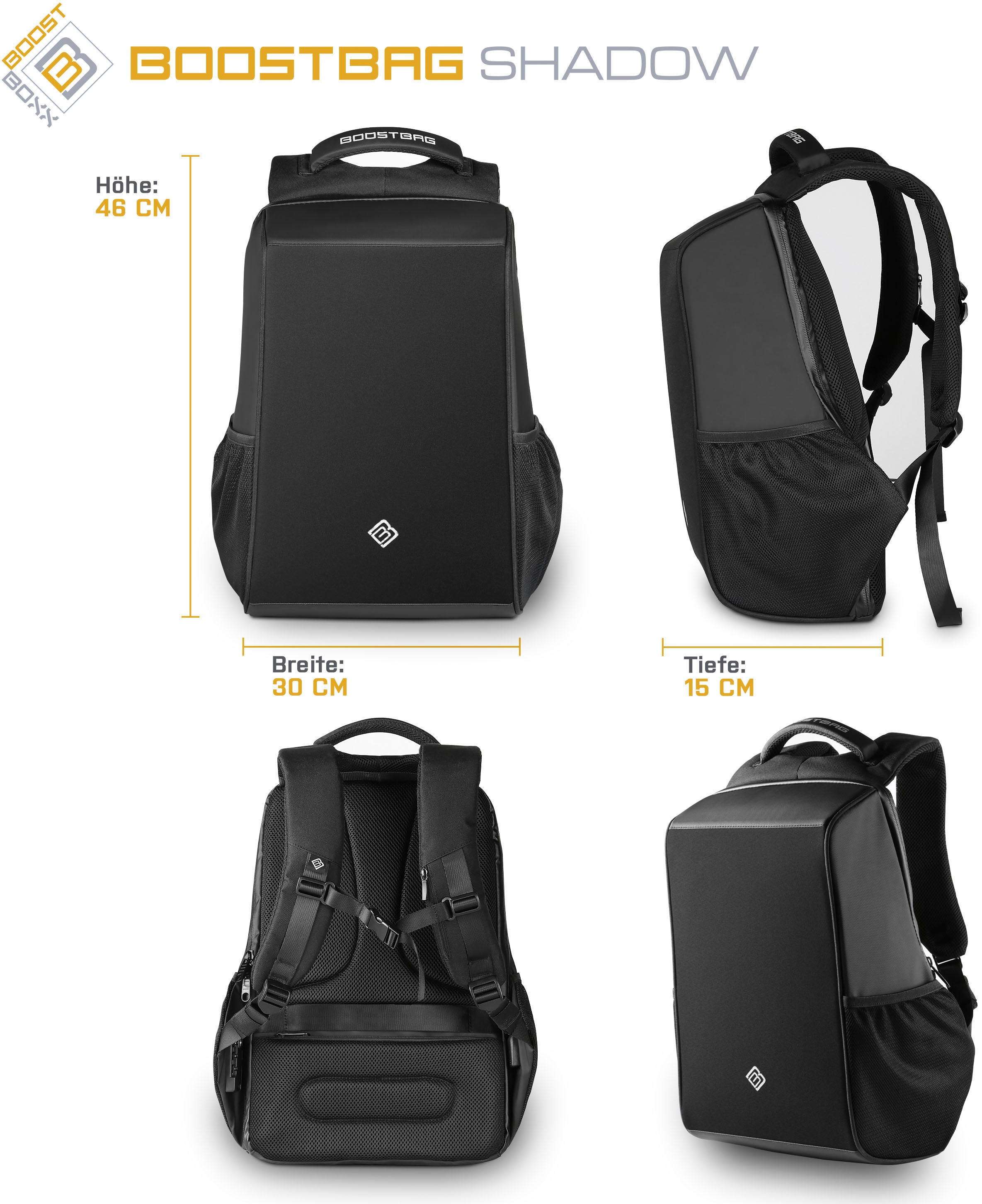 BoostBoxx Notebookrucksack »Boostbag Shadow«