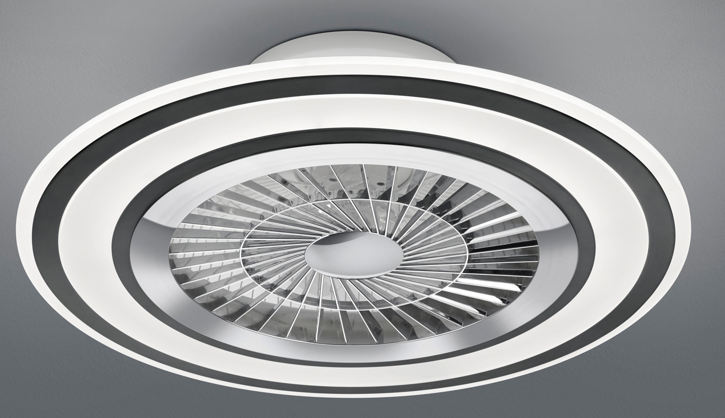 TRIO Leuchten LED Deckenleuchte »Flaga«, mit Ventilator, Fernbedienung,  integrierter Dimmer und Nachtlicht. Leuchte und Ventilator getrennt  schaltbar online kaufen | mit 3 Jahren XXL Garantie