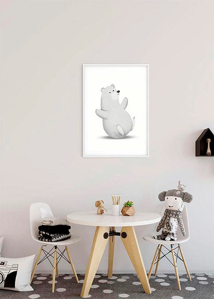 Komar Bild »Cute Animal Polar Bear« Tiere 1 Stk. tlg. Wandbild zur Dekoration - ohne Rahmen