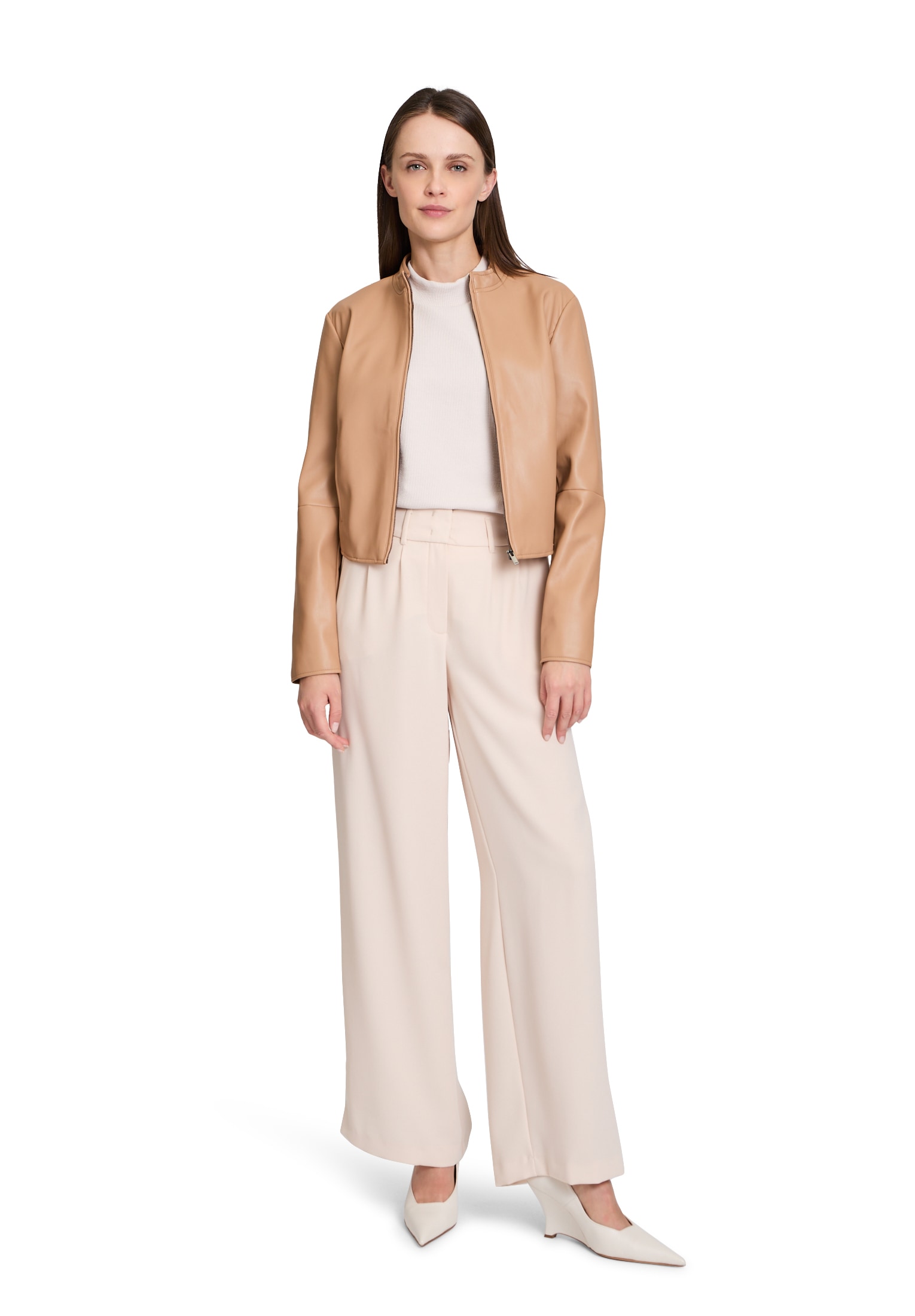 Betty&Co Jackenblazer »Bikerjacke mit Stehkragen«