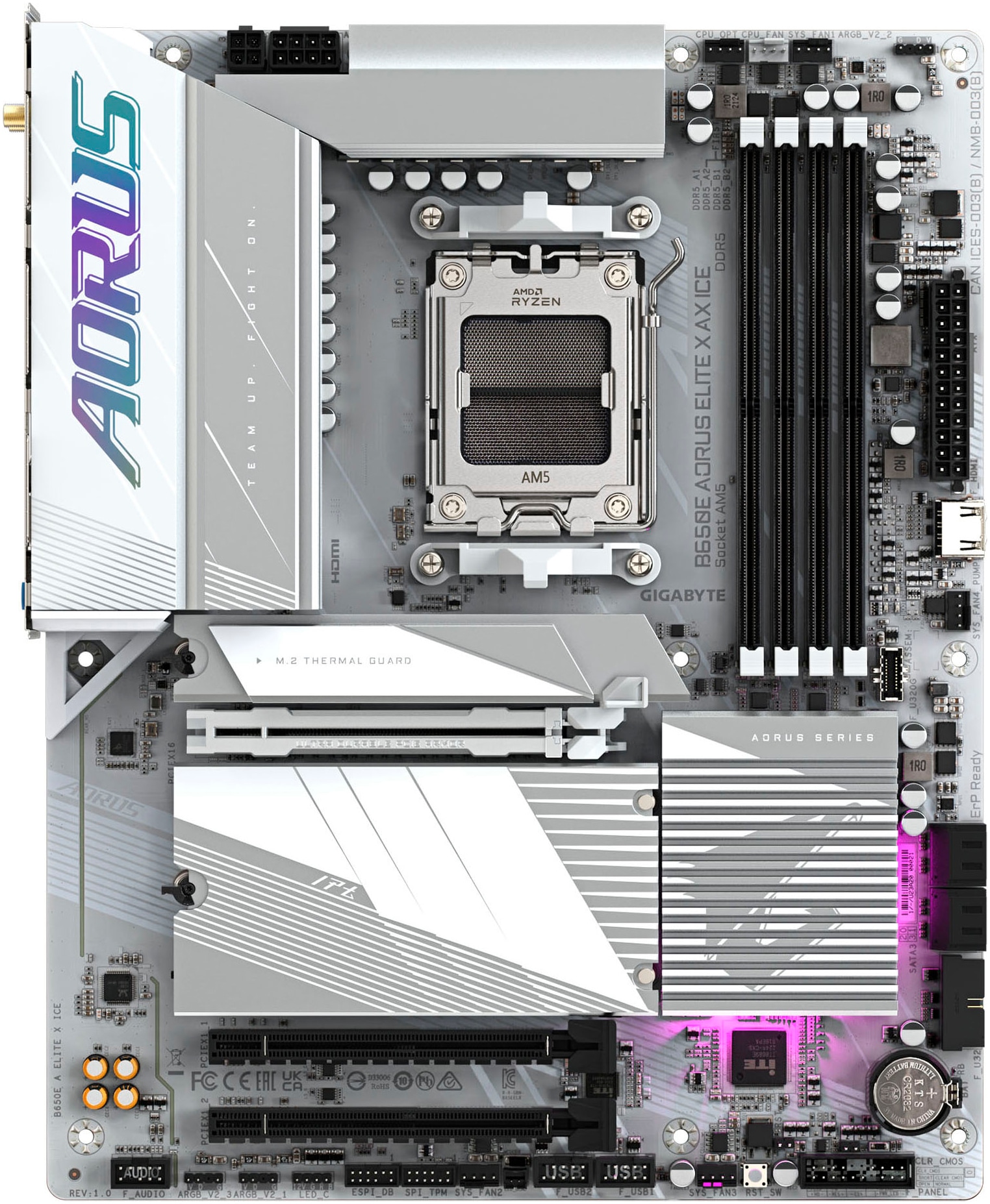 Gigabyte Mainboard »B650E AORUS ELITE X AX ICE«