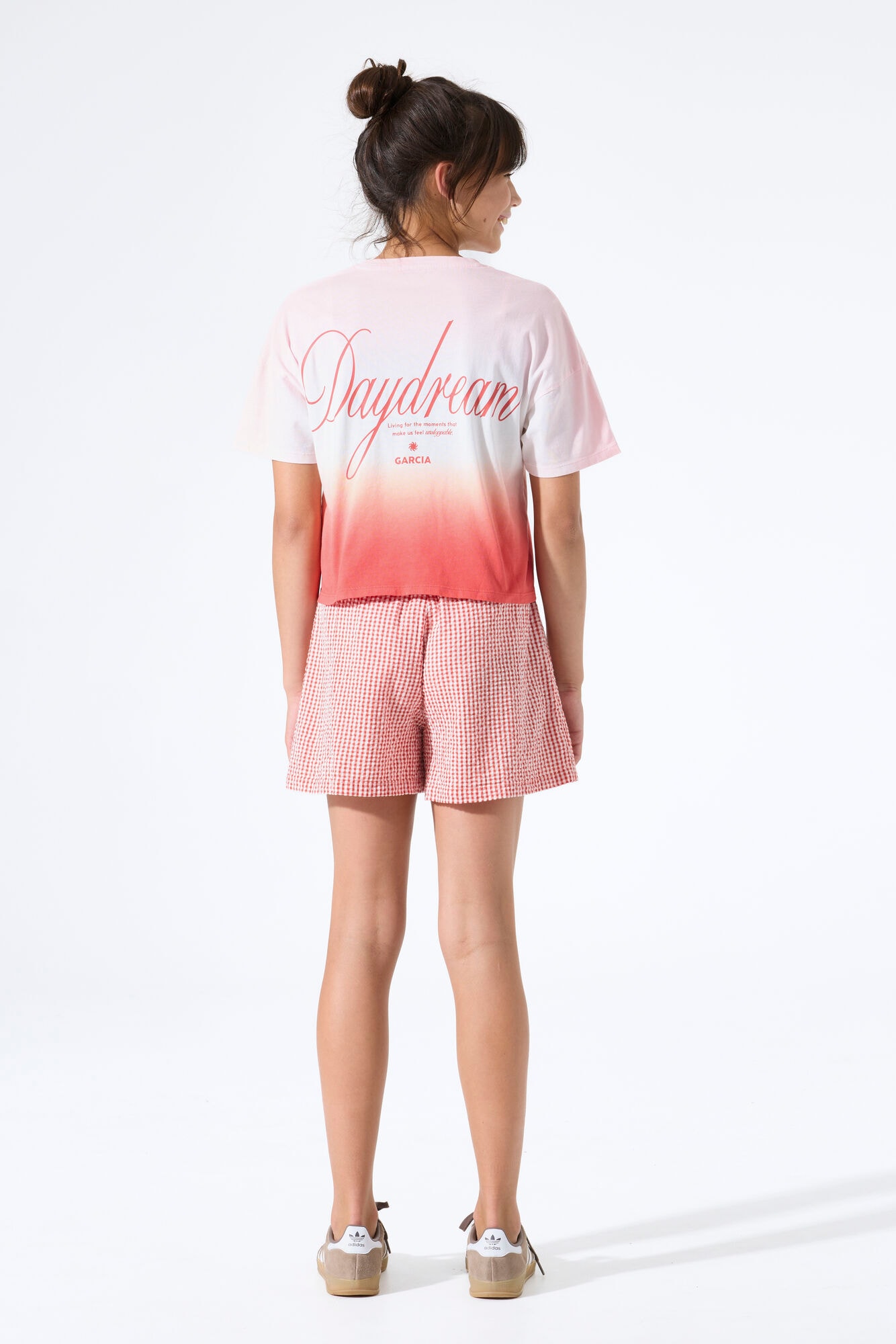 Garcia Kurzarmshirt mit Farbverlauf und Print/für Girls