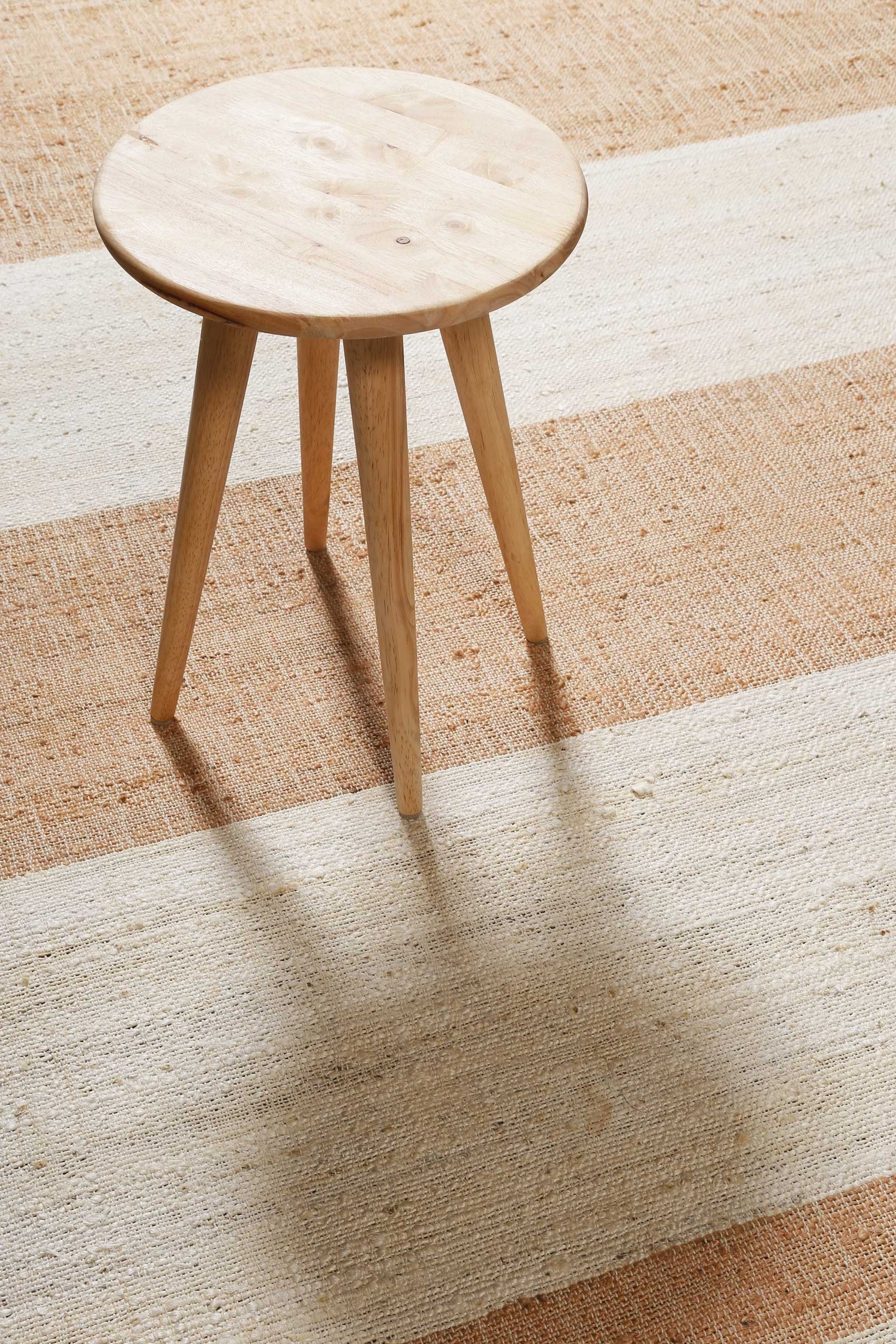 Green Looop Teppich »Vante GL-82308«, rechteckig, 4 mm Höhe, Naturfaser Teppich aus 80% Jute 20% Baumwolle, mit Fransen, Wohnzimmer