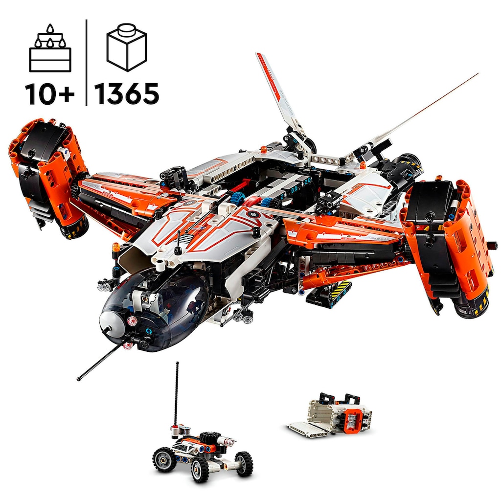 LEGO® Konstruktionsspielsteine »VTOL Schwerlastraumfrachter LT81 (42181), LEGO® Technic«, (1365 St.)