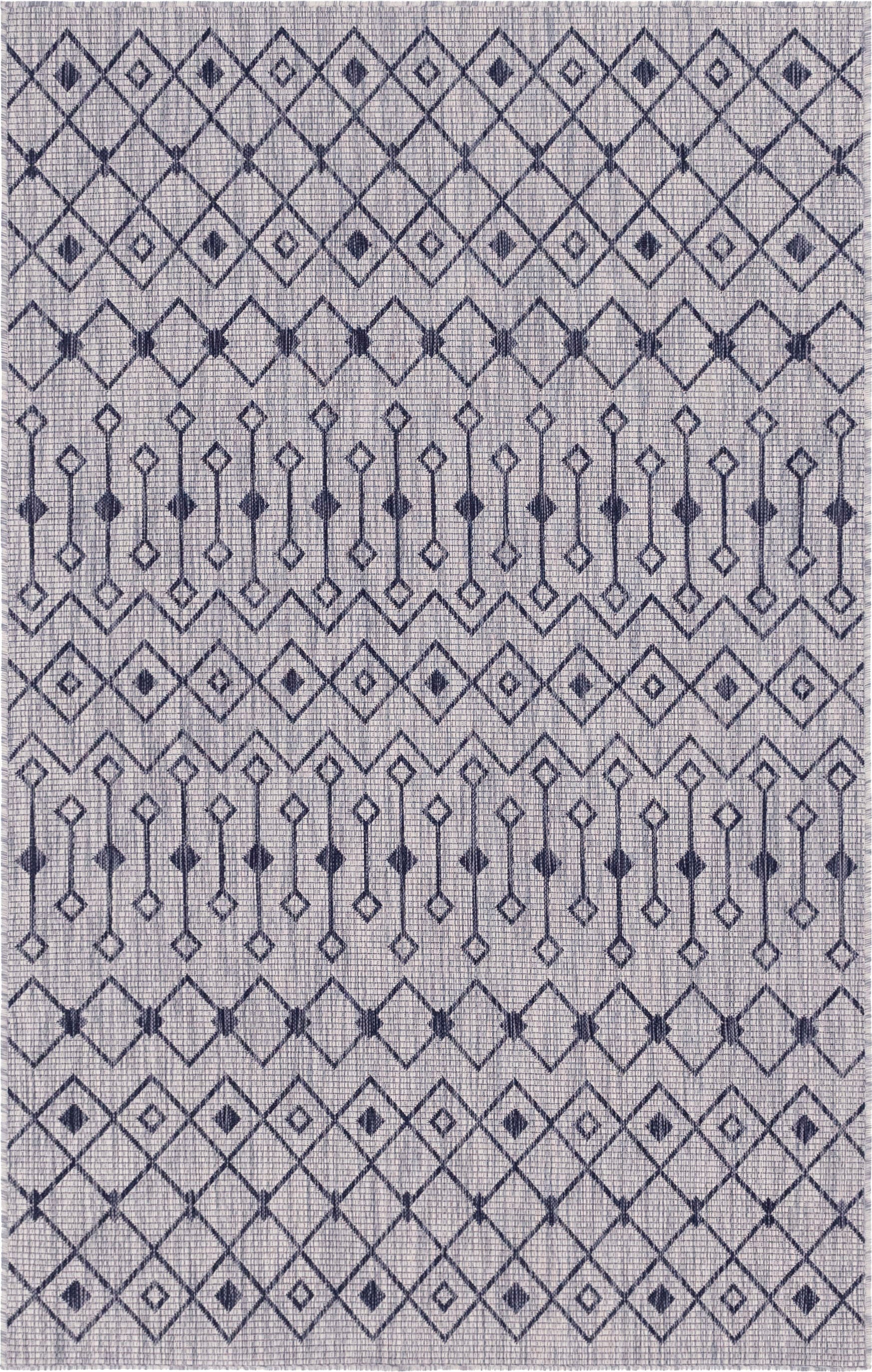 Myflair Möbel & Accessoires Teppich »Outdoor Crosses, LAGERRÄUMUNG!« rechteckig 4 mm Höhe Flachgewebe, Rauten Muster, In- und Outdoor geeignet