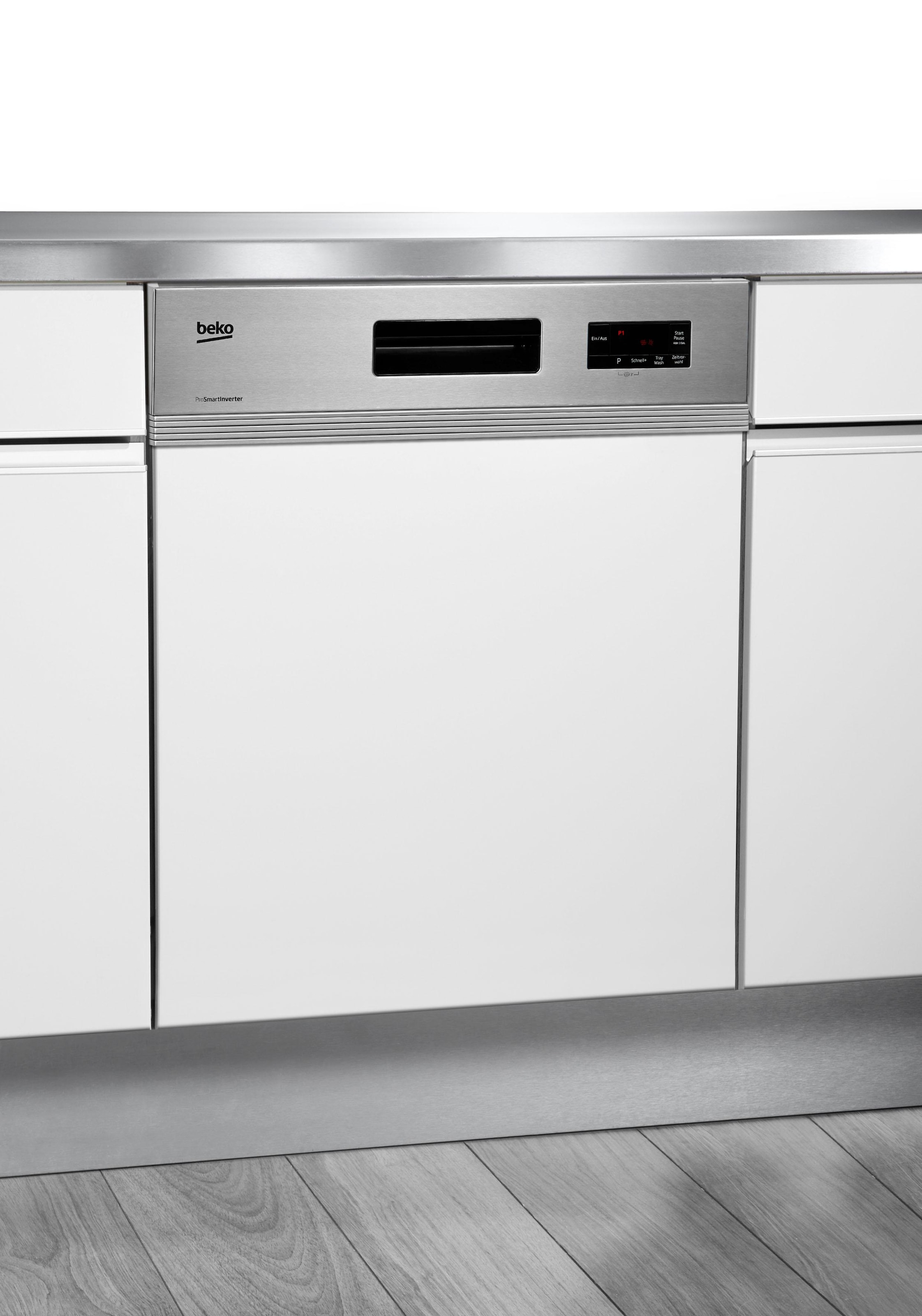 BEKO teilintegrierbarer Geschirrspüler DO55420 »DIO55420X4Y«, 14 Maßgedecke, mit Schnell + Sauber-Programm