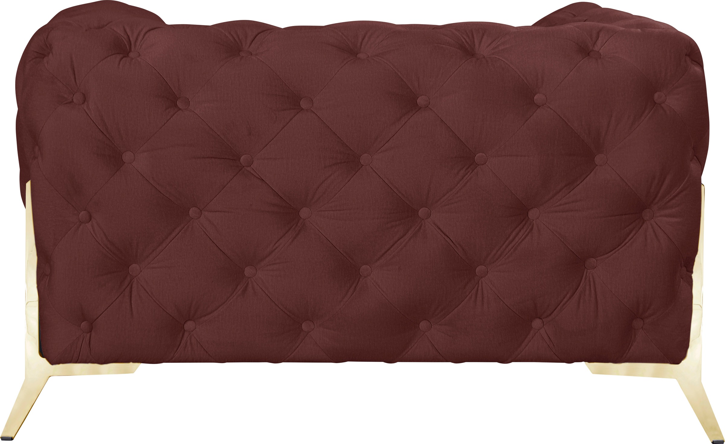 Leonique Chesterfield-Sessel »Amaury Sessel«, aufwändige Knopfheftung, moderne Chesterfield Optik, Fußfarbe wählbar