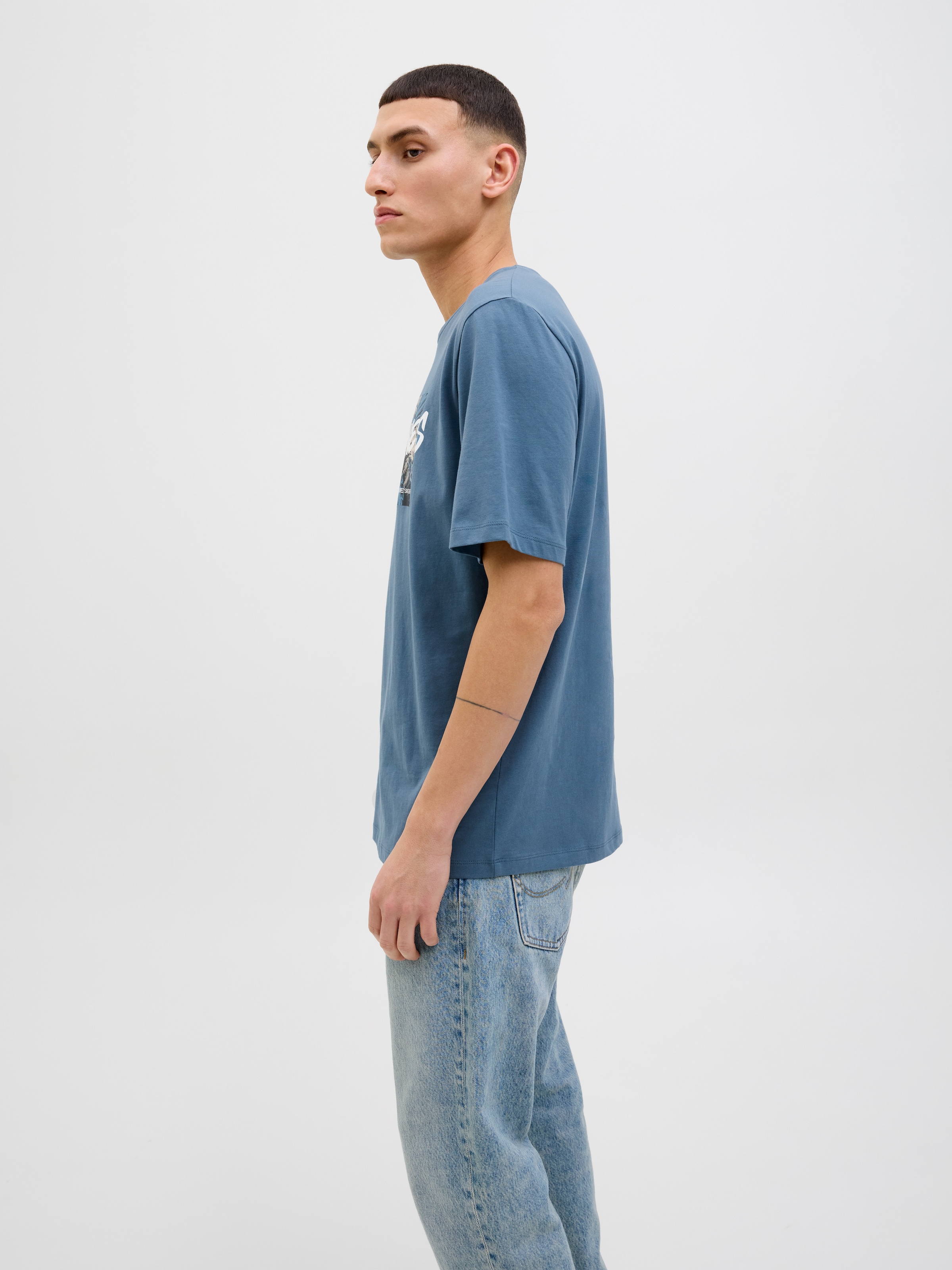 Jack & Jones Print-Shirt »JJHAWAII SHAPE TEE SS CREW NECK«