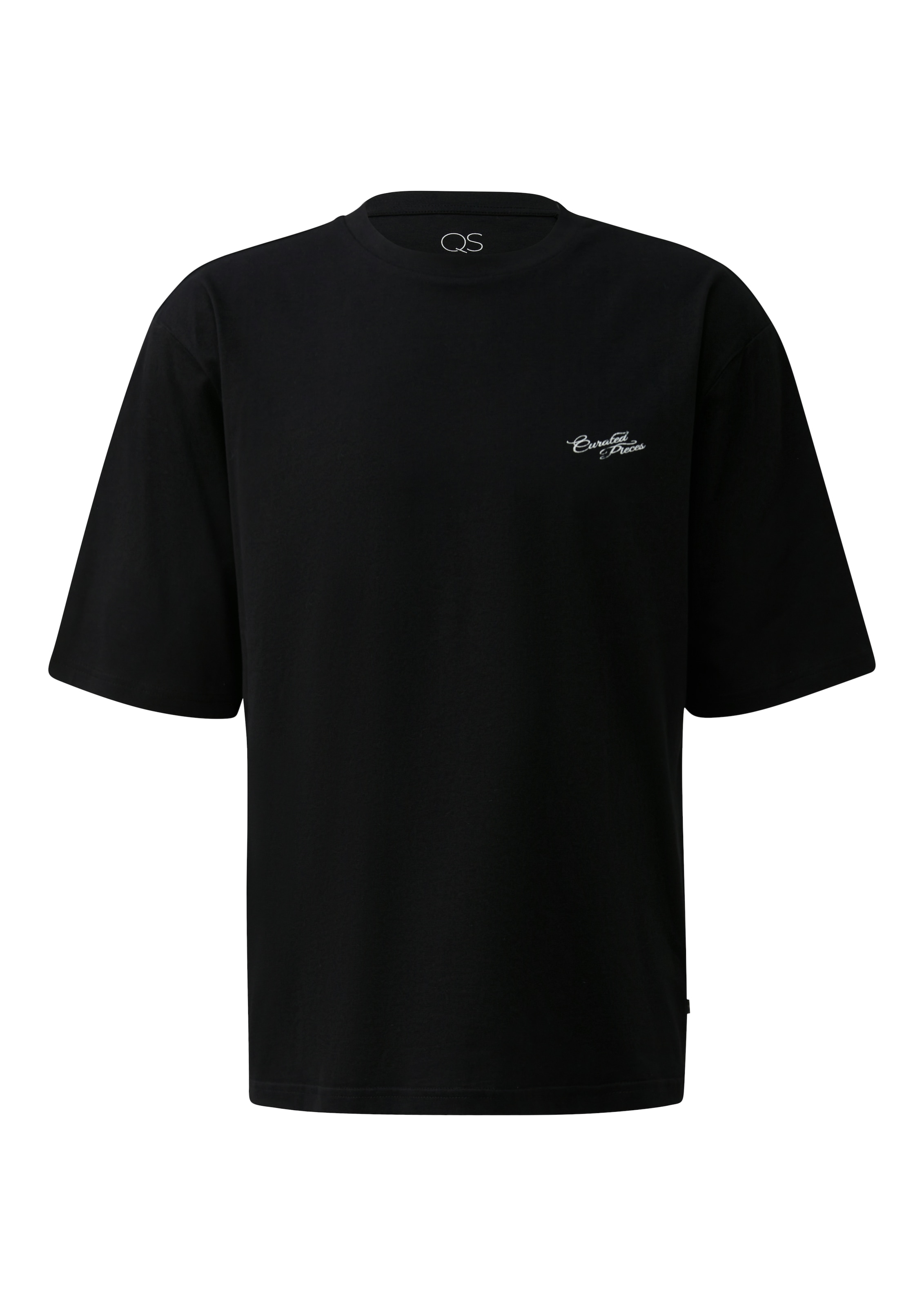 QS T-Shirt Sommershirt mit Rücken-Print