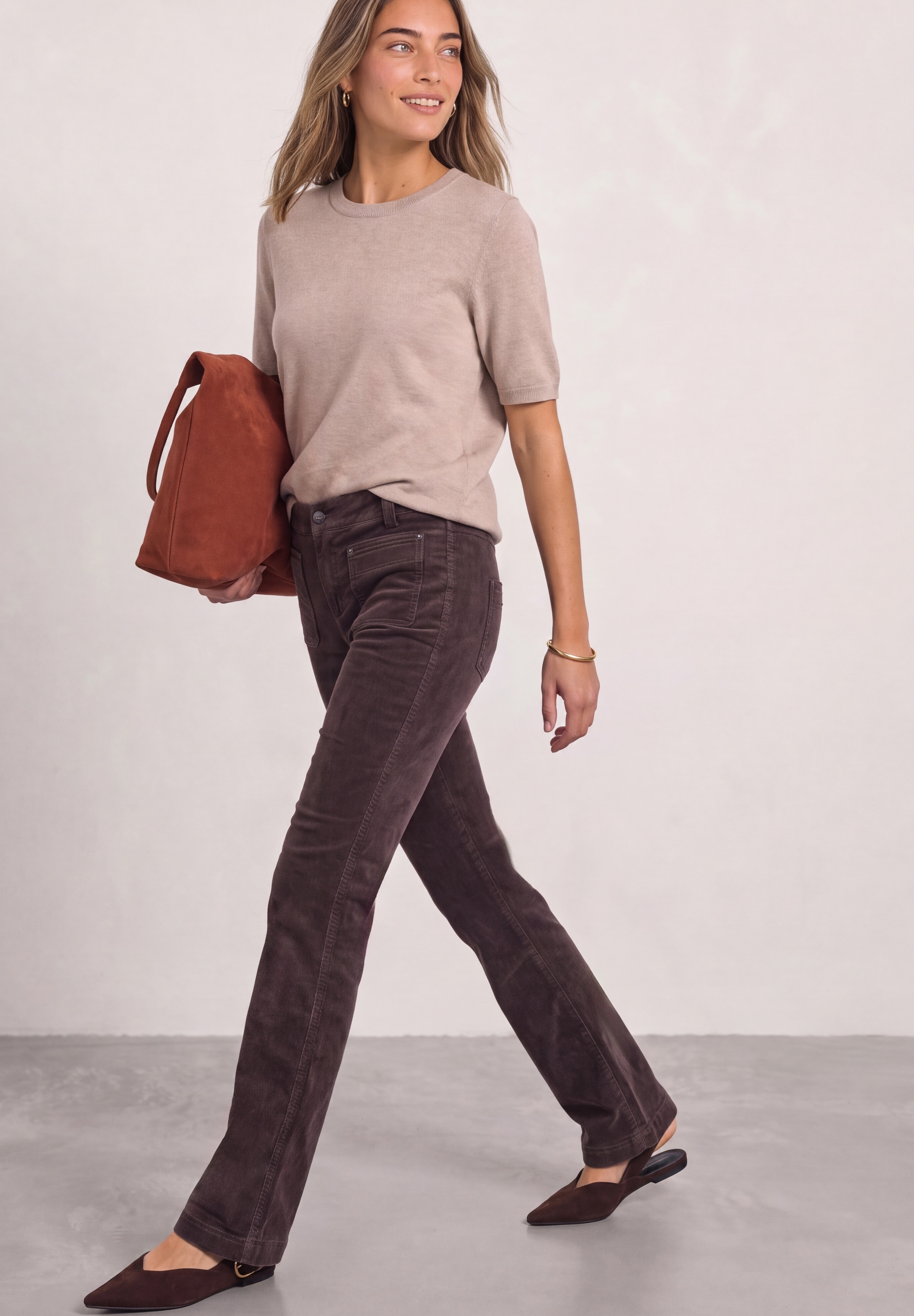 STREET ONE Cordhose »Style Blaire«  Bootcut / im Slim Fit