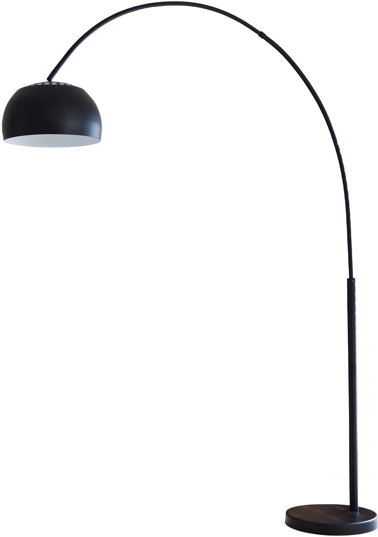 Brilliant Bogenlampe »Nikka«, 1 flammig-flammig, mit Rattan-Schirm, 171 cm  Höhe, E27, Metall/Rattan, schwarz/natur online kaufen | mit 3 Jahren XXL  Garantie