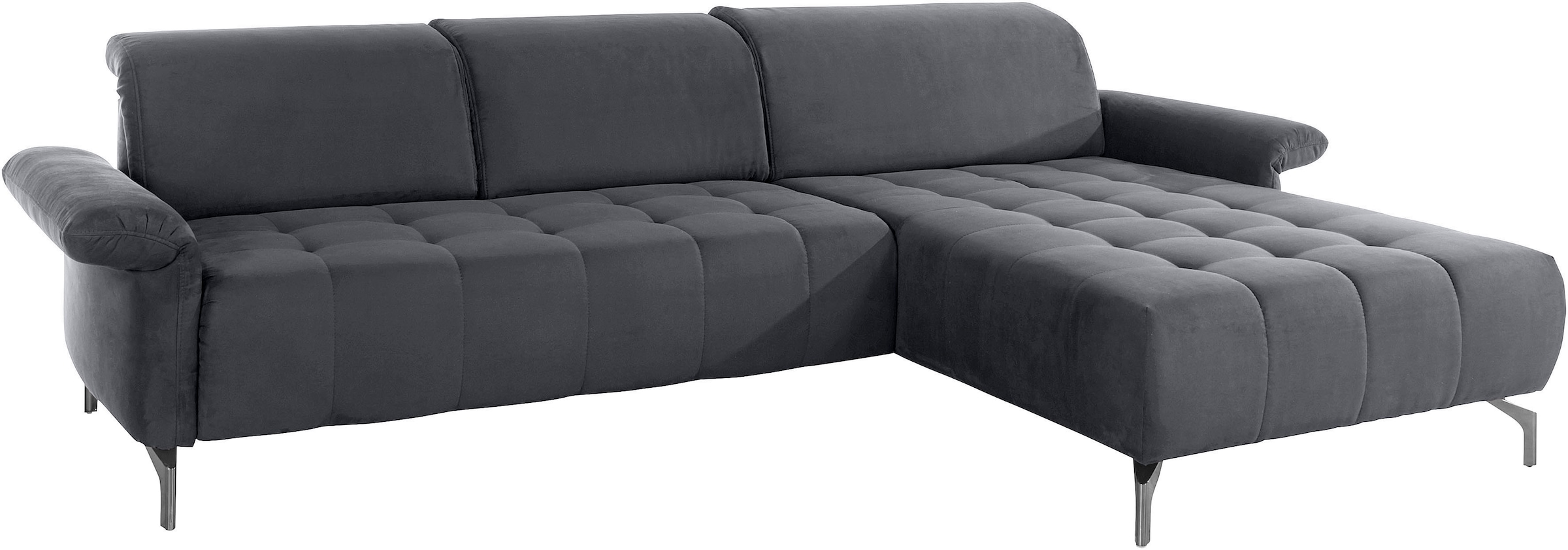 Home affaire Ecksofa »Fresh L-Form« Federkern, wahlweise Kopfteilverstellung und motorischer Vorziehsitz