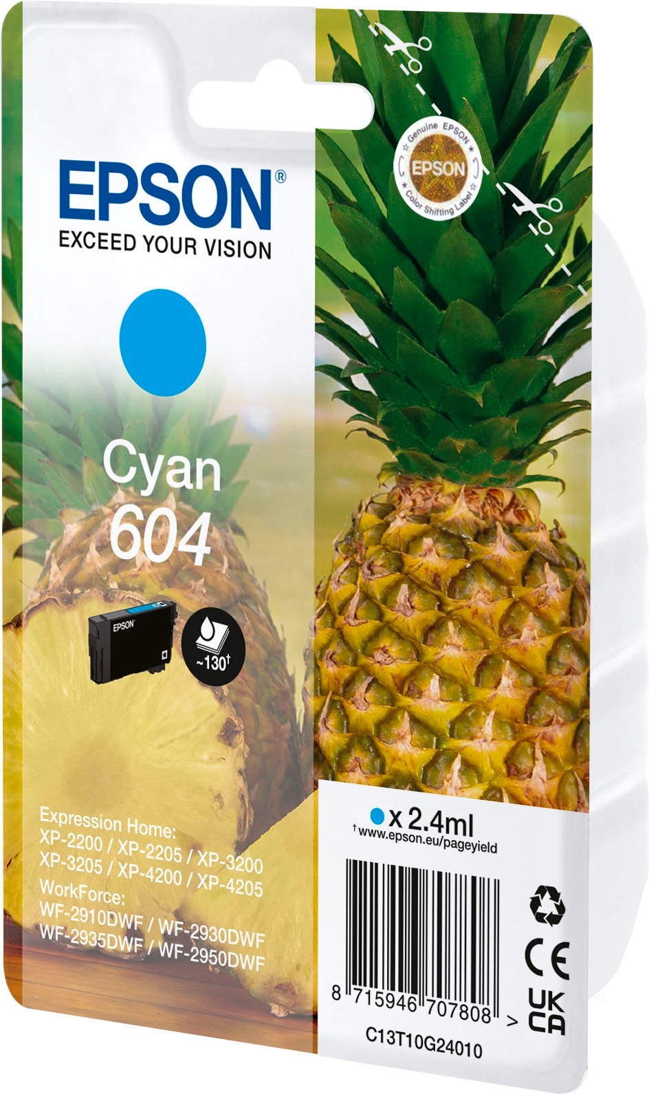 Epson Tintenpatrone »16  Mulitpack - 4 Farben- Druckerpatrone«