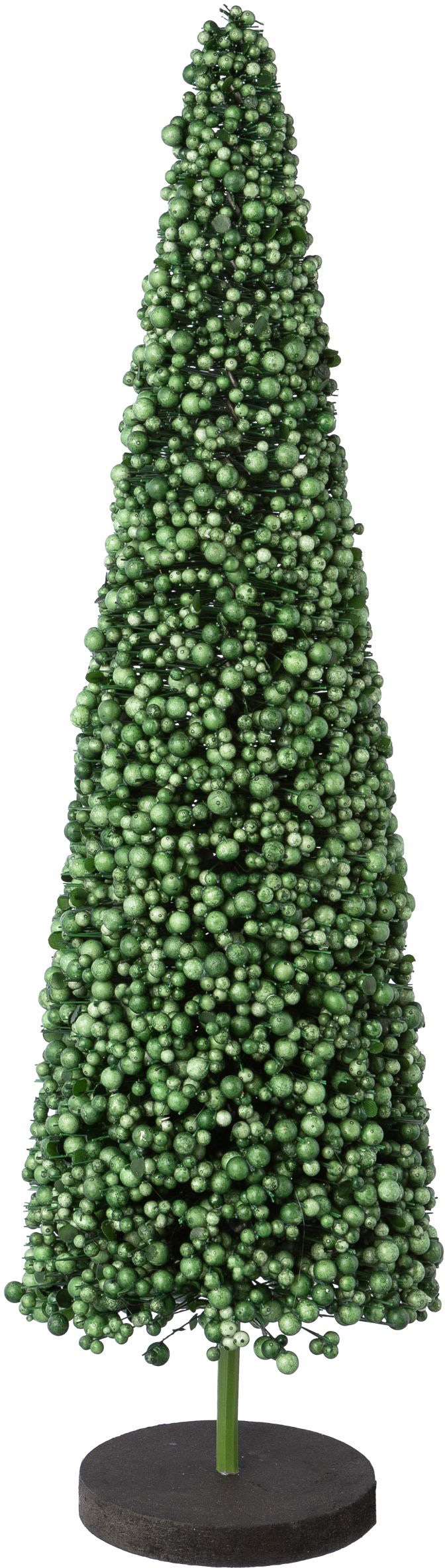 auf cm mit »Weihnachtsdeko«, auf Dekobaum deco Höhe 50 Creativ verziert, Rechnung Perlen Holzbase, hochwertiger bestellen