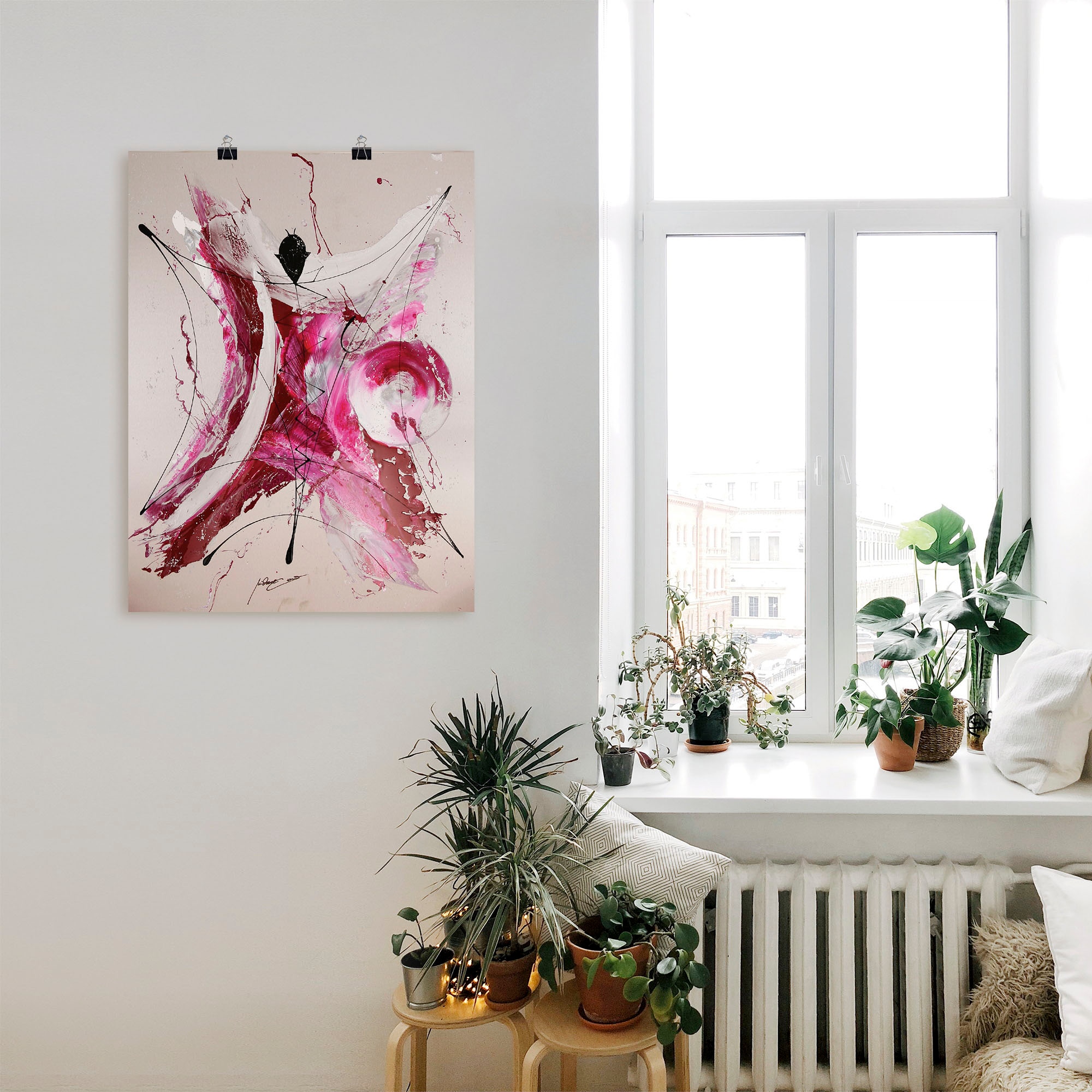 Artland Wandbild »Mephisto I« Gegenstandslos 1 Stk. tlg. als Leinwandbild, Poster in verschied. Größen