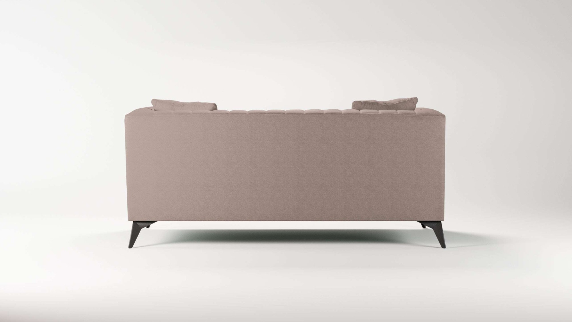 Places of Style 2-Sitzer »MATTHEW elegantes Designsofa, Maße B/T/H: 170/86/74 cm«, Steppung im Rücken, lose Sitzkissen, incl. Zierkissen