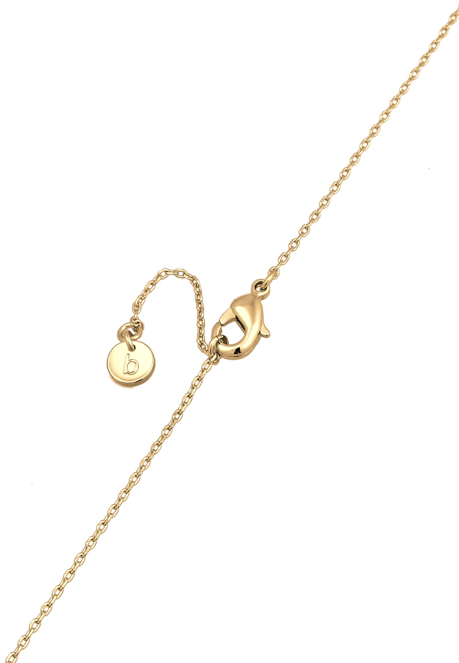 Elli Silberkette »Halskette Kreis Kristalle Anhänger Silberfarben für Damen«