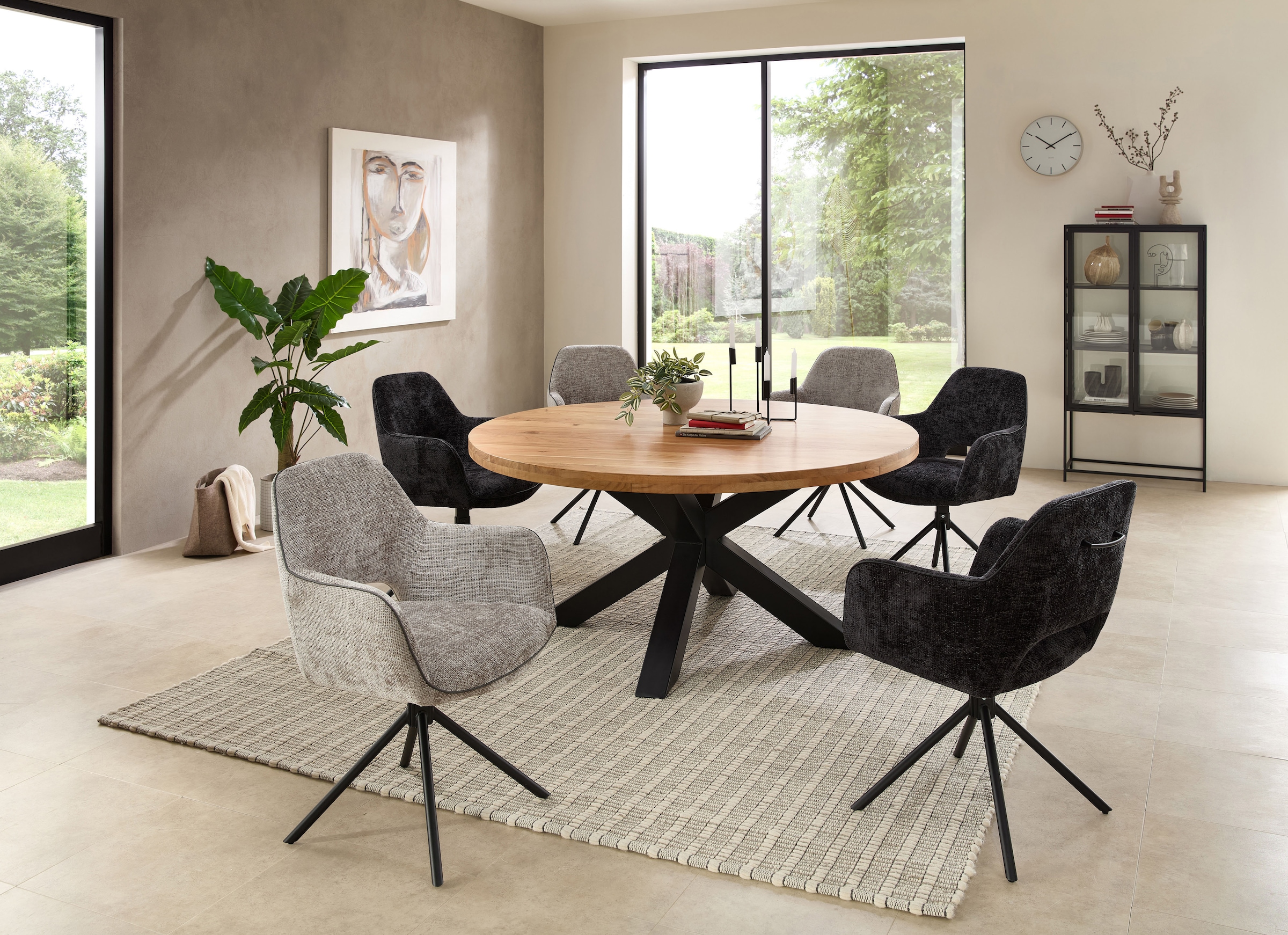 Stolkom Armlehnstuhl »Adrina B/H/T 63x89x62 cm« (Packung) 1 Stk.180 grad drehbar mit Auto-Return