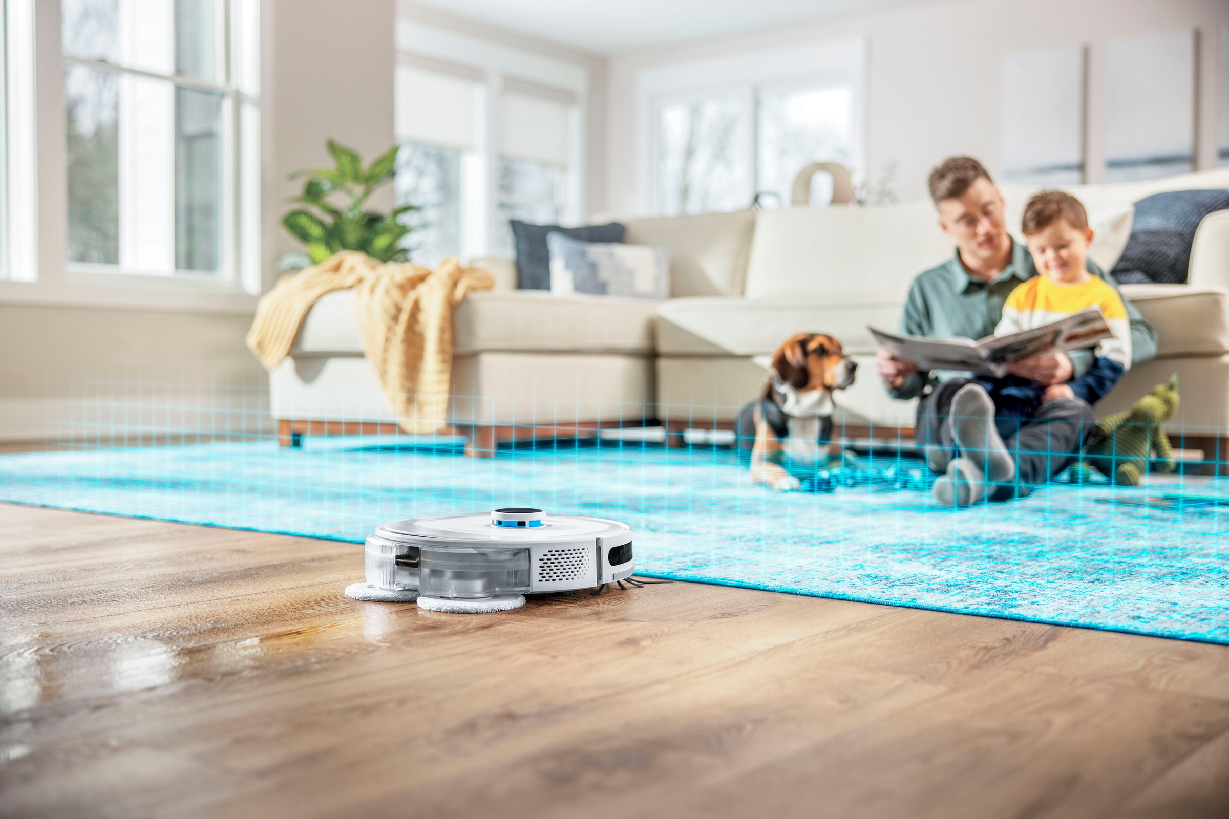 Bissell Wischroboter »SpinWave Robot R5 Pet«, mit Saugfunktion