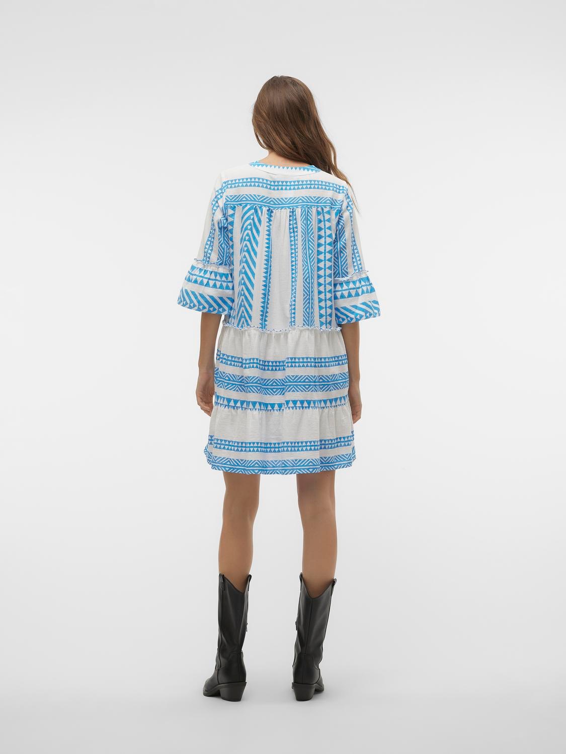 Vero Moda Tunikakleid »VMDICTHE 3/4 TUNIC EXP«, Sommerkleid, mit Volant