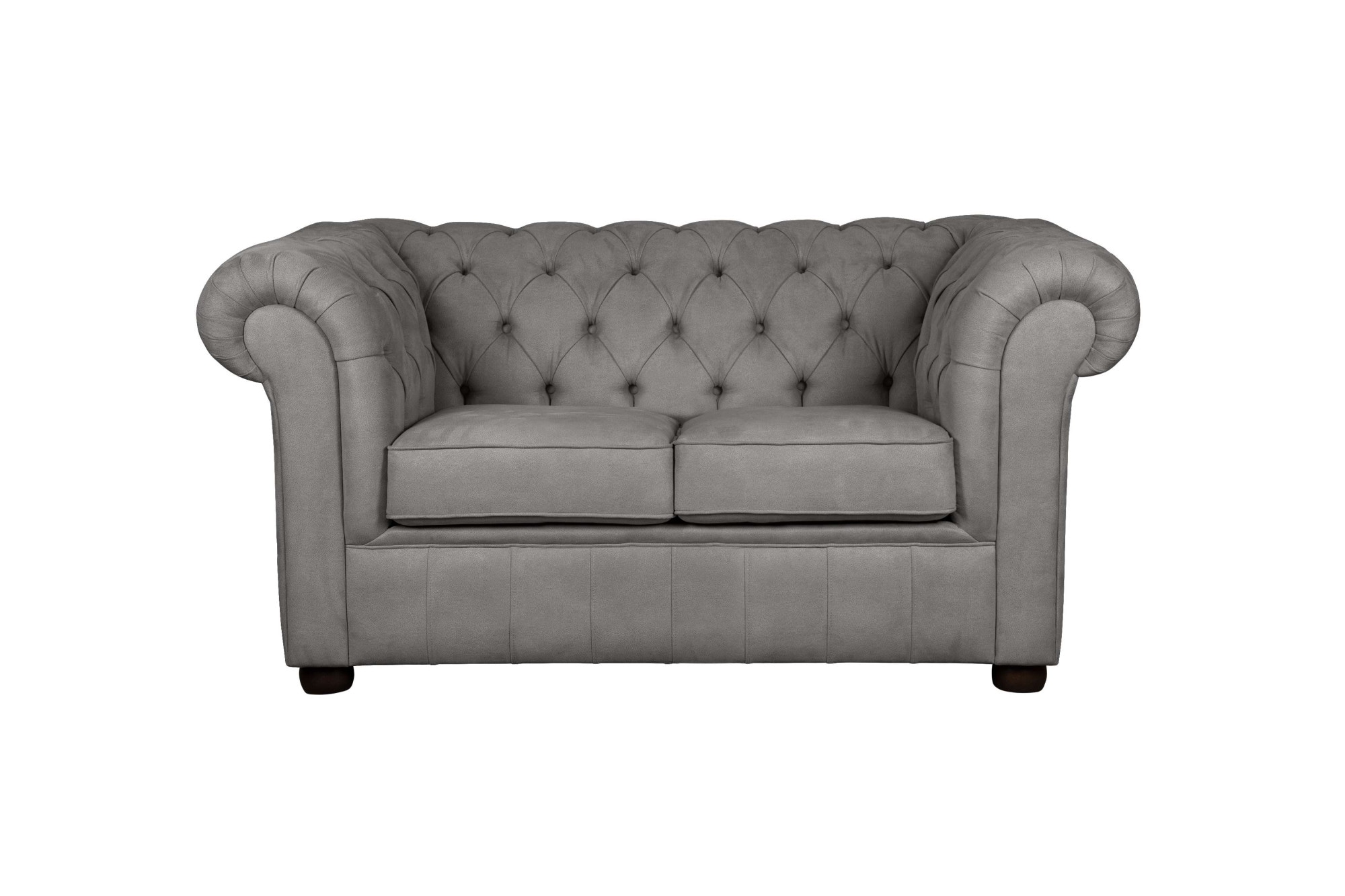 Home affaire 2-Sitzer »CHARENTE, Chesterfield-Sofa, Wellenfederung, Maße: B/T/H: 147/89/74 cm«, mit edler Knopfheftung und typischen Armlehnen