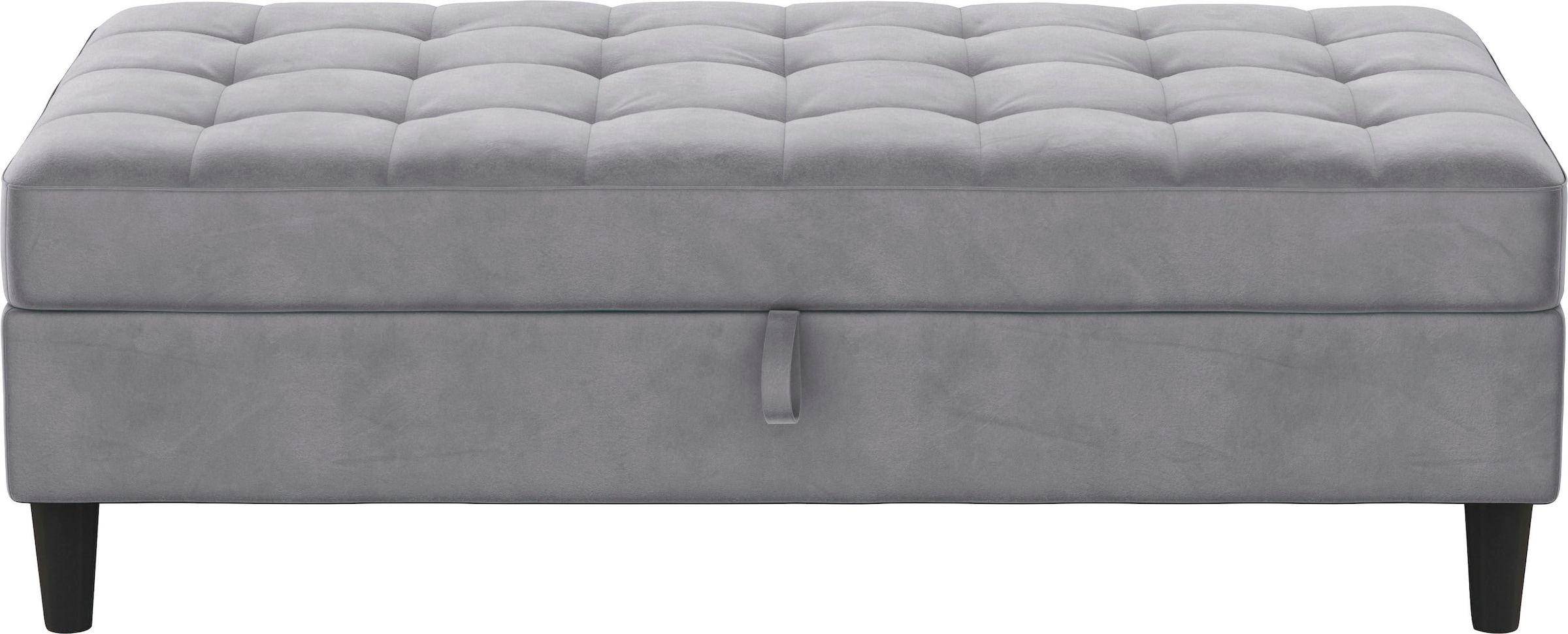 Dorel Home Stauraumhocker »Presley«, Polsterhocker mit Stauraum, frei im Raum stellbar, Sitzhöhe 43 cm